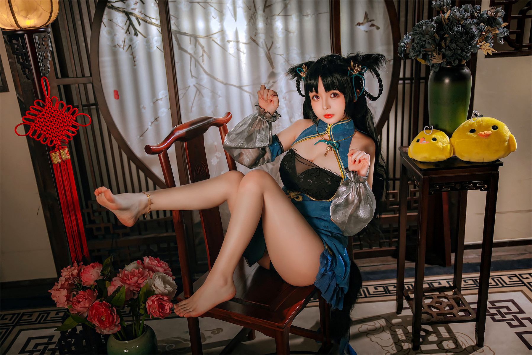 Cosplay Rinaijiao日奈娇 碧蓝航线 大潮旗袍(3)