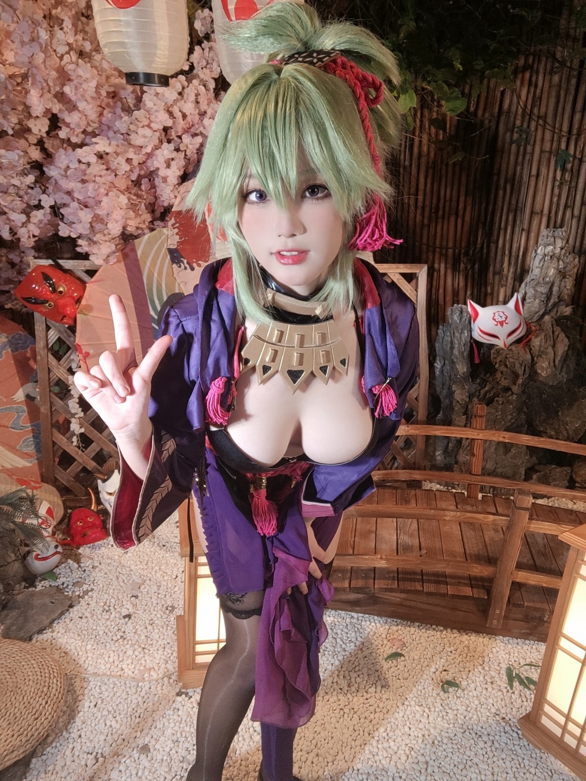 Cosplay 七七娜娜子 久岐忍同人(29)