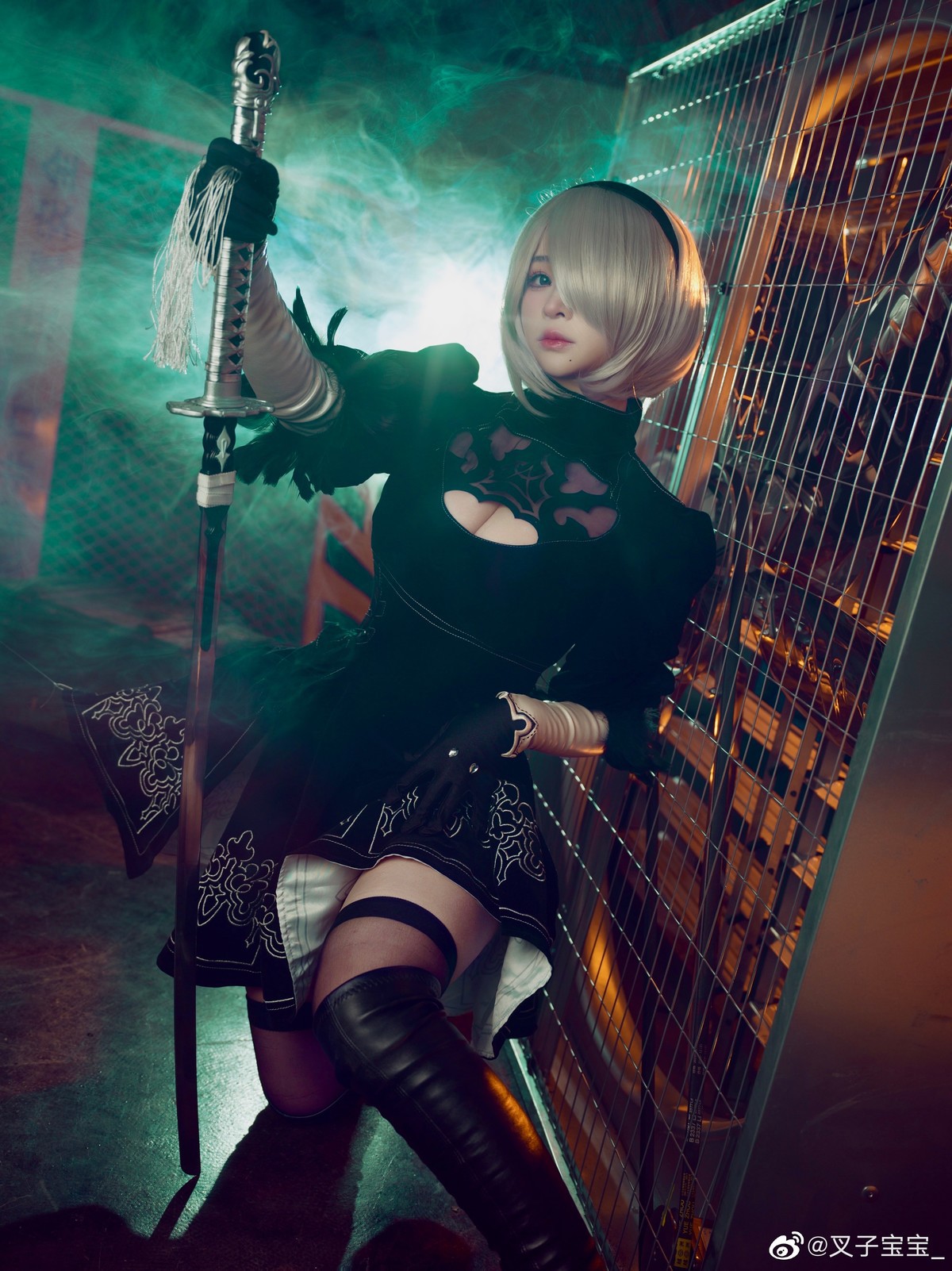 叉子宝宝 Cosplay 2B 尼尔机械纪元(6)