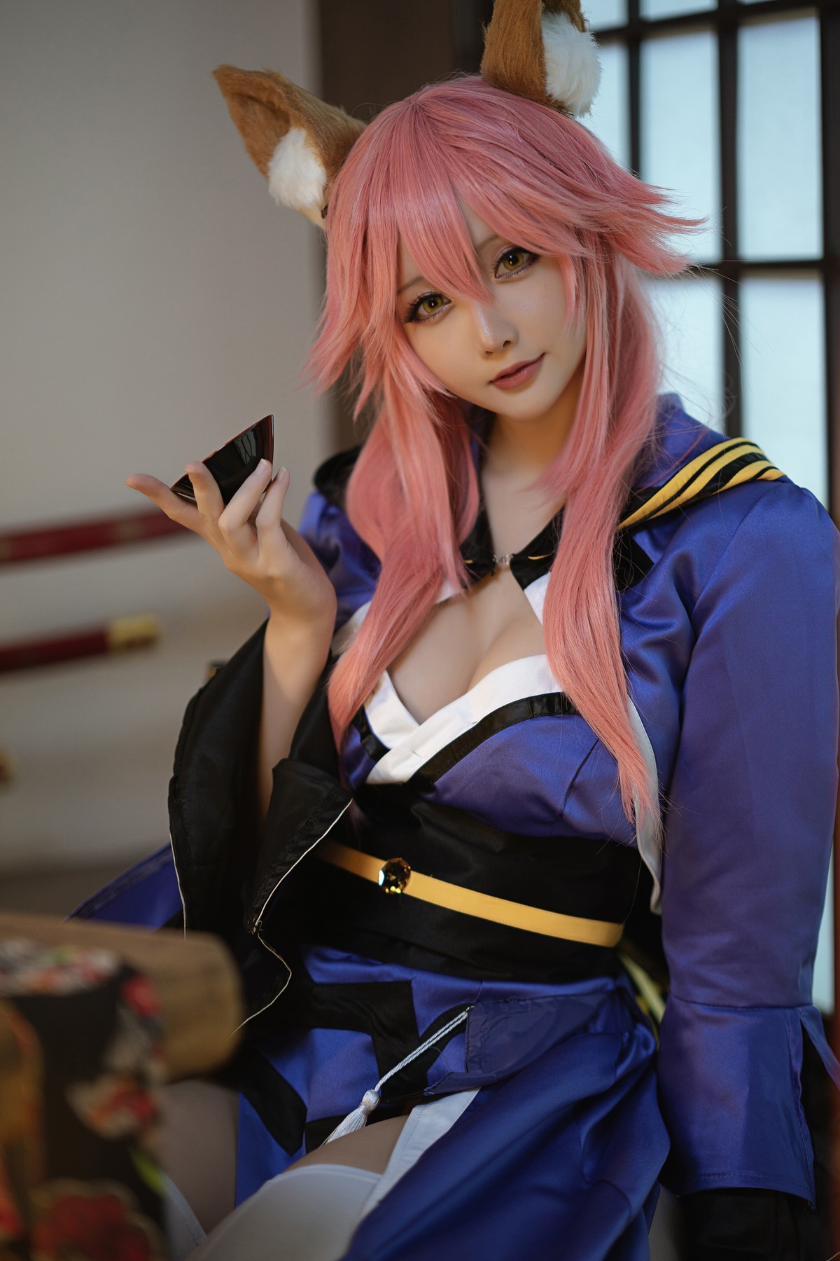 Cosplay 星之迟迟Hoshilily 玉藻前忠犬蓄势待发