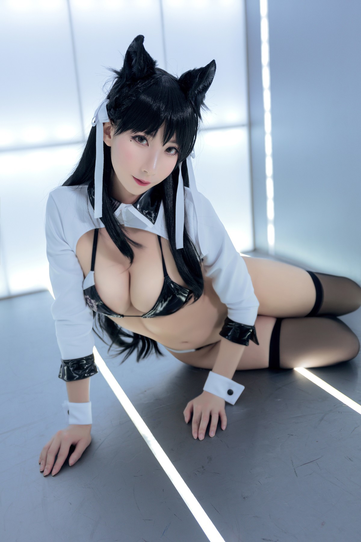 索索 Cosplay 愛宕 Atago Racing Queen Ver.(9)