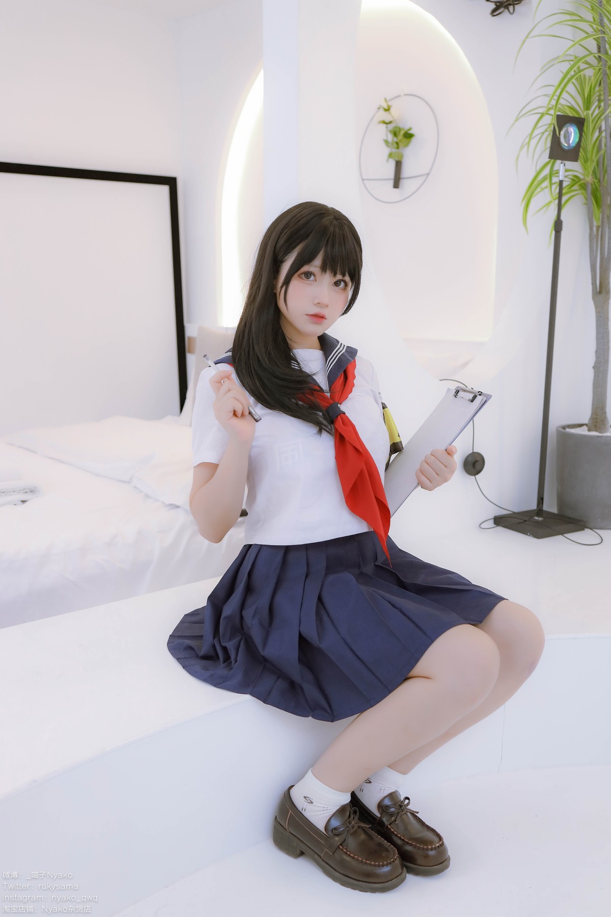 Cosplay Nyako喵子 风纪委员(2)