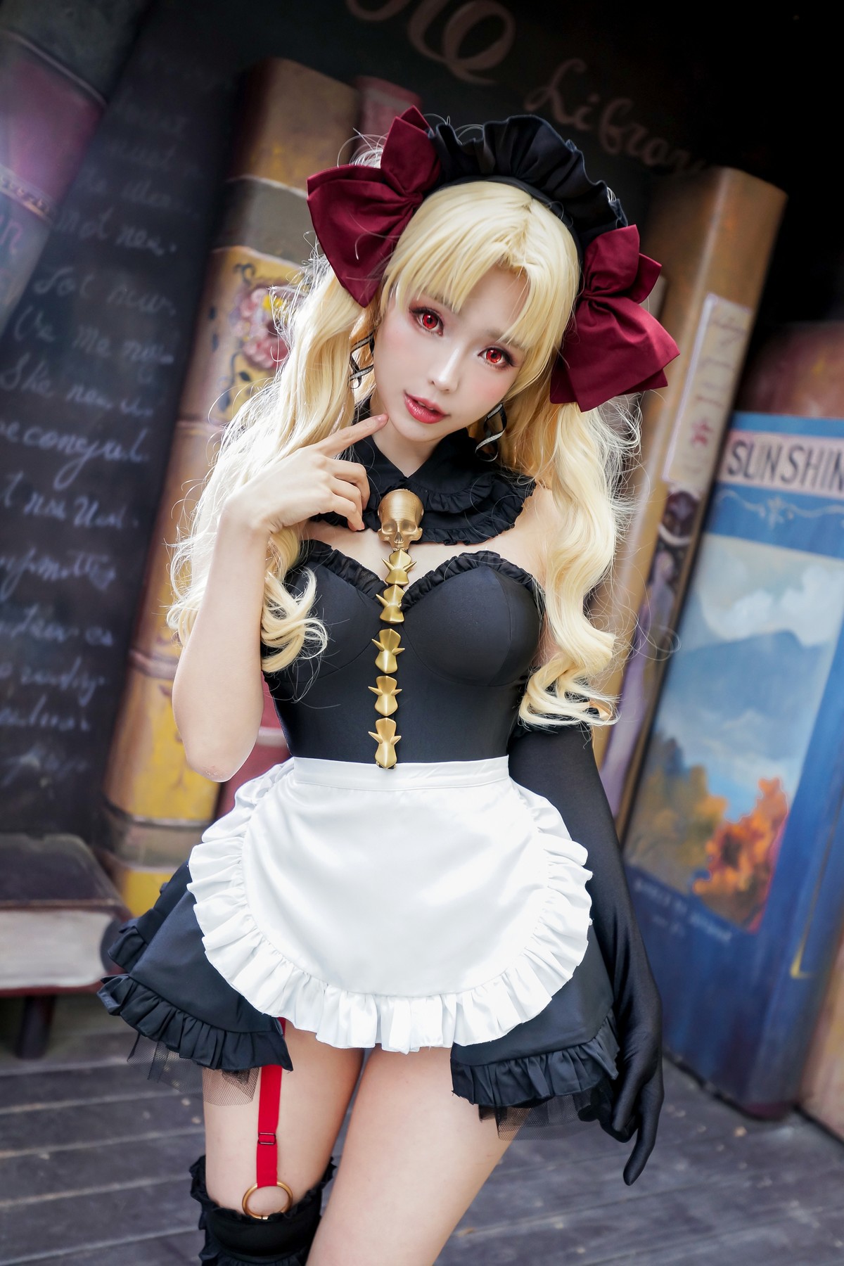 Cosplay ElyEE子 远坂凛 女仆(3)