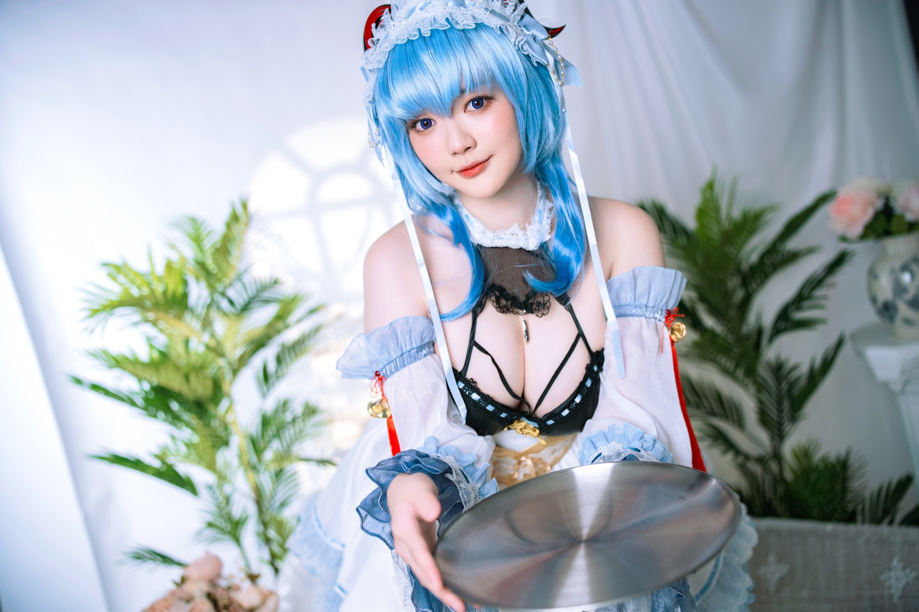 Cosplay Ying Tze 甘雨 Ganyu Maid(15)