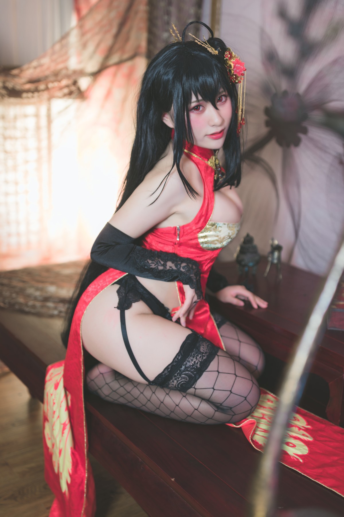 Cosplay 柘烟Zuken 大凤旗袍(19)