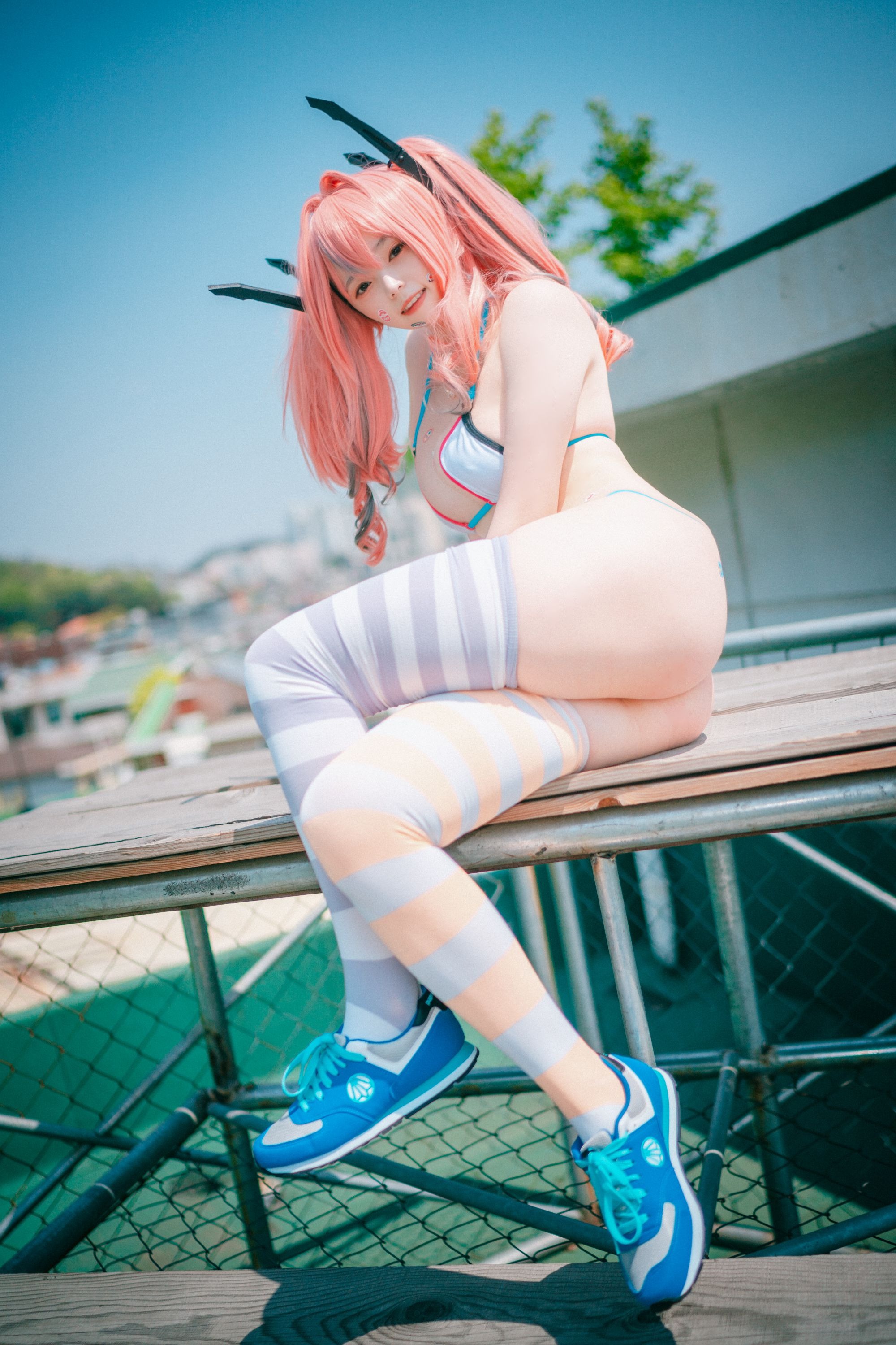 DJAWA Photo - Bambi (밤비) - USS Bremerton (Azur Lane) Scorching-Hot Training(29)