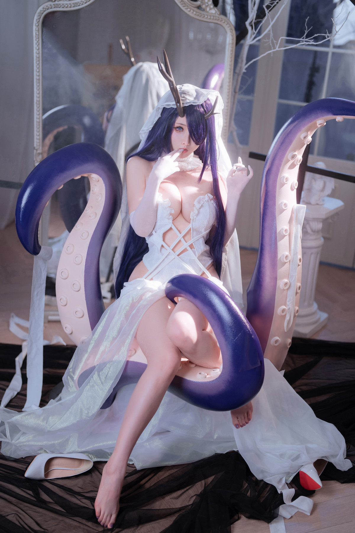 Cosplay Rioko凉凉子 碧蓝航线 金鹿号(37)