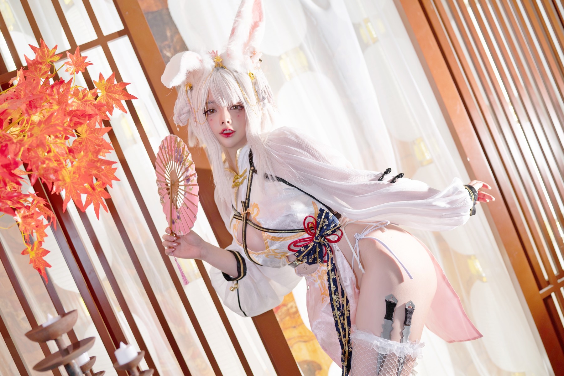 NinJA阿寨寨 Cosplay 肉肉大白兔(20)