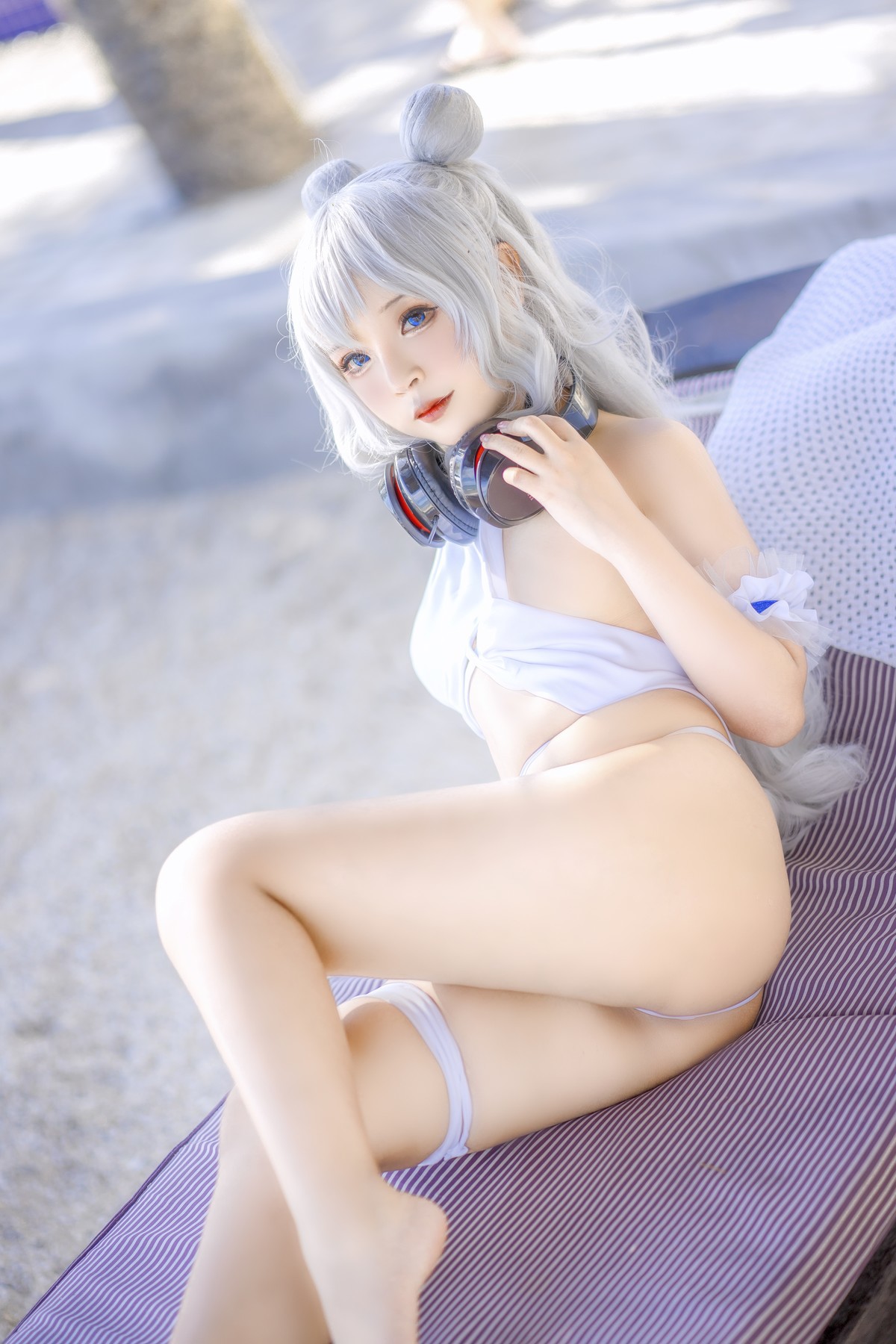 Sayo Momo Cosplay 恶毒 ル・マラン Le Malin bikini(7)