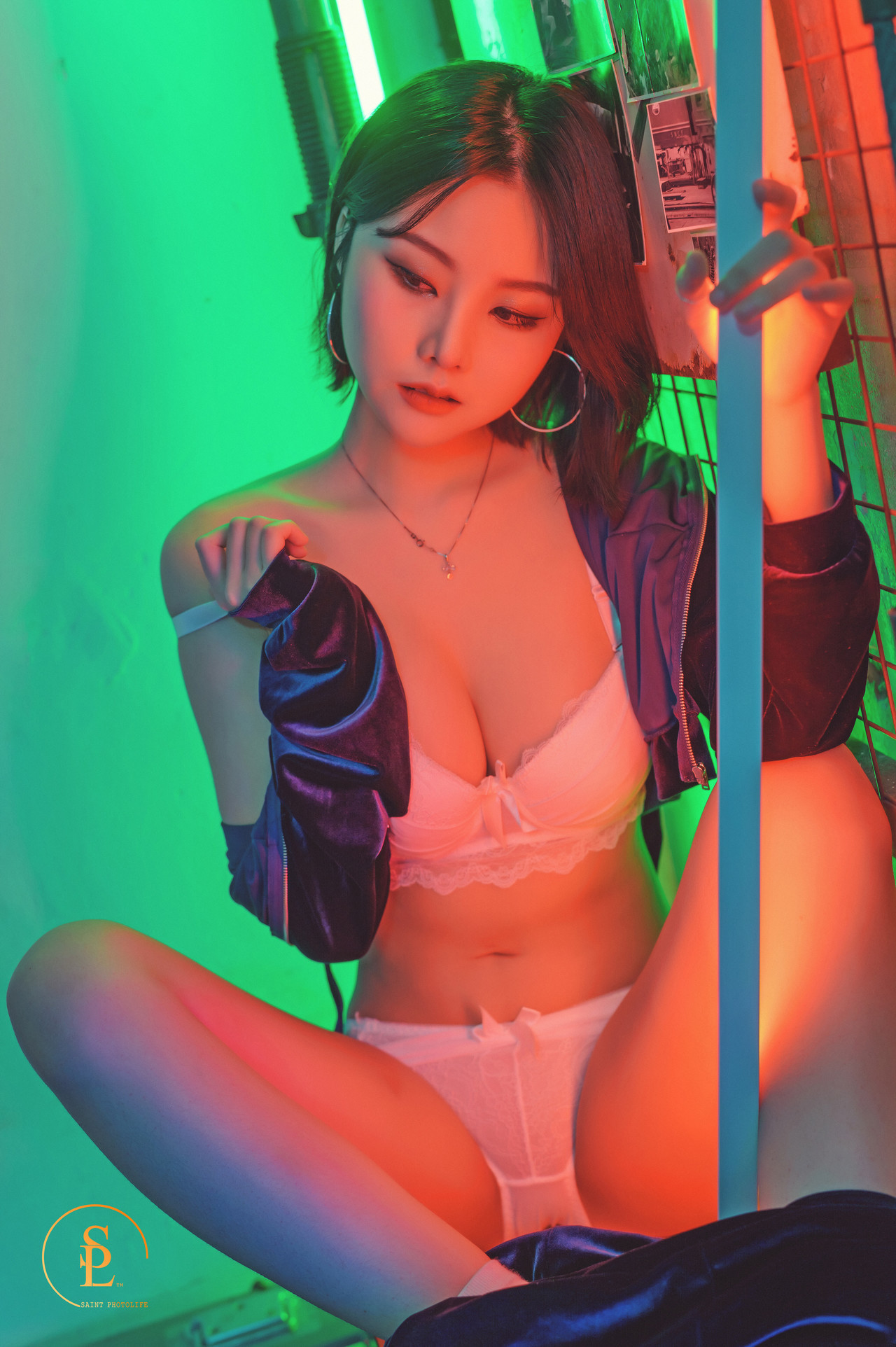 Yuna 유나, [SAINT Photolife] Yuna&#8217;s Wild &#8211; Set.02(33)