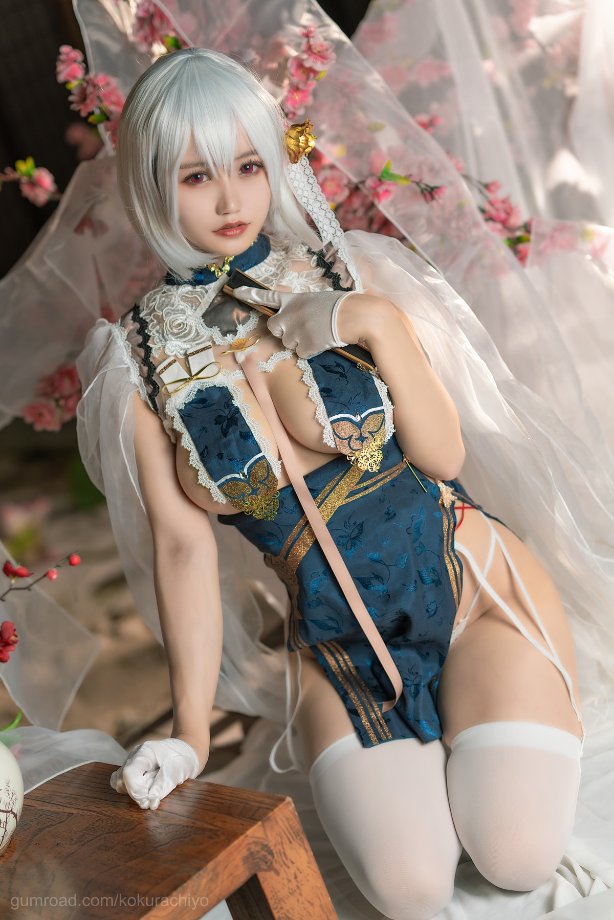 Cosplay 小仓千代 天狼星旗袍(13)