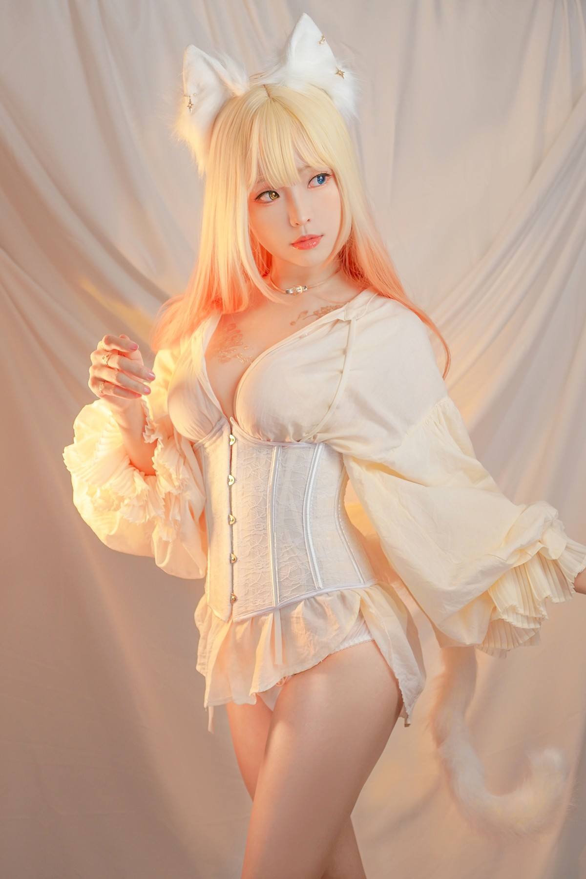 Cosplay ElyEE子 Cat魔女與貓(24)