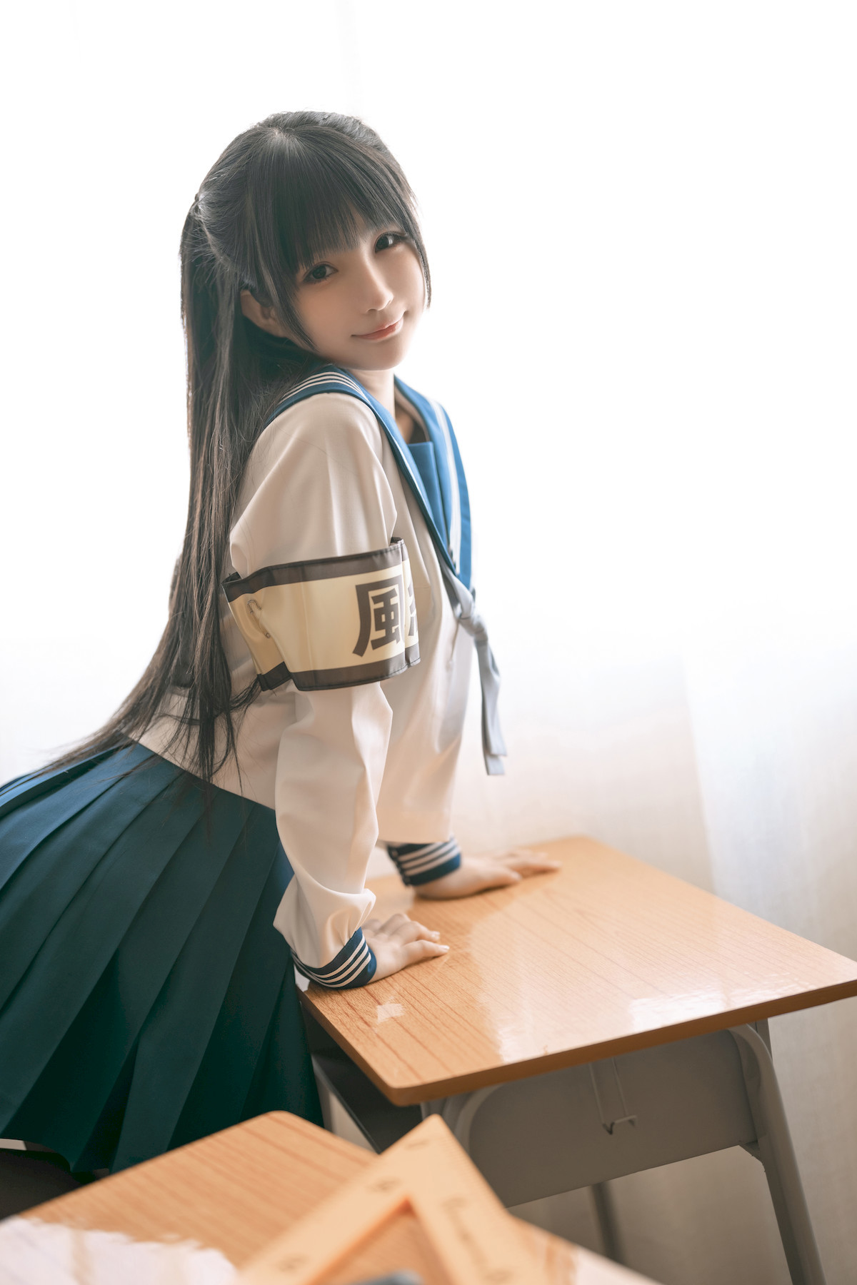 桜井宁宁 Cosplay 风纪委员(6)