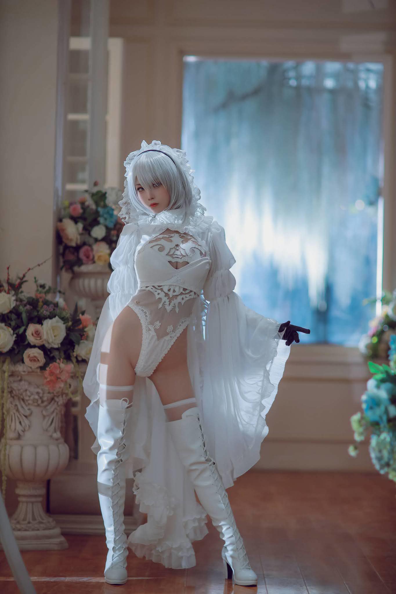 [水淼Aqua] 2B White Version NieR_Automata ニーア オートマタ(27)