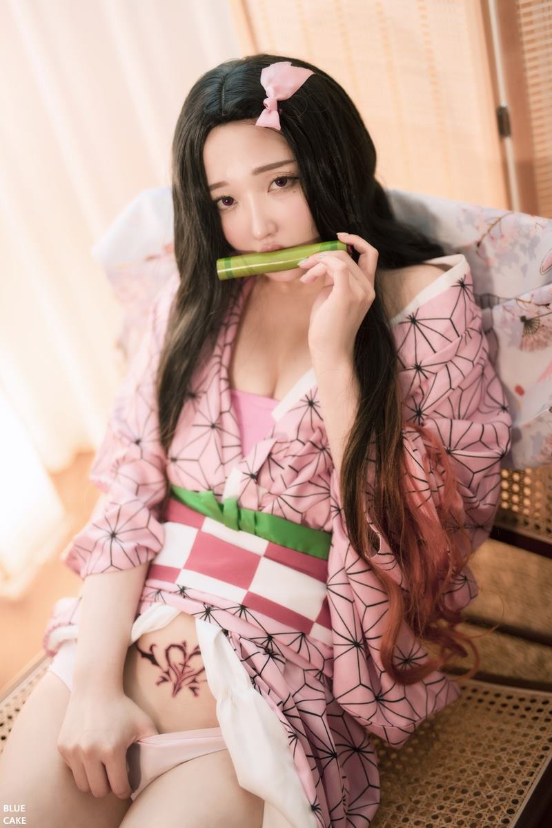 [Cos]손예은(孫樂樂)-021 [BLUECAKE] PINK ONI[100P](2)