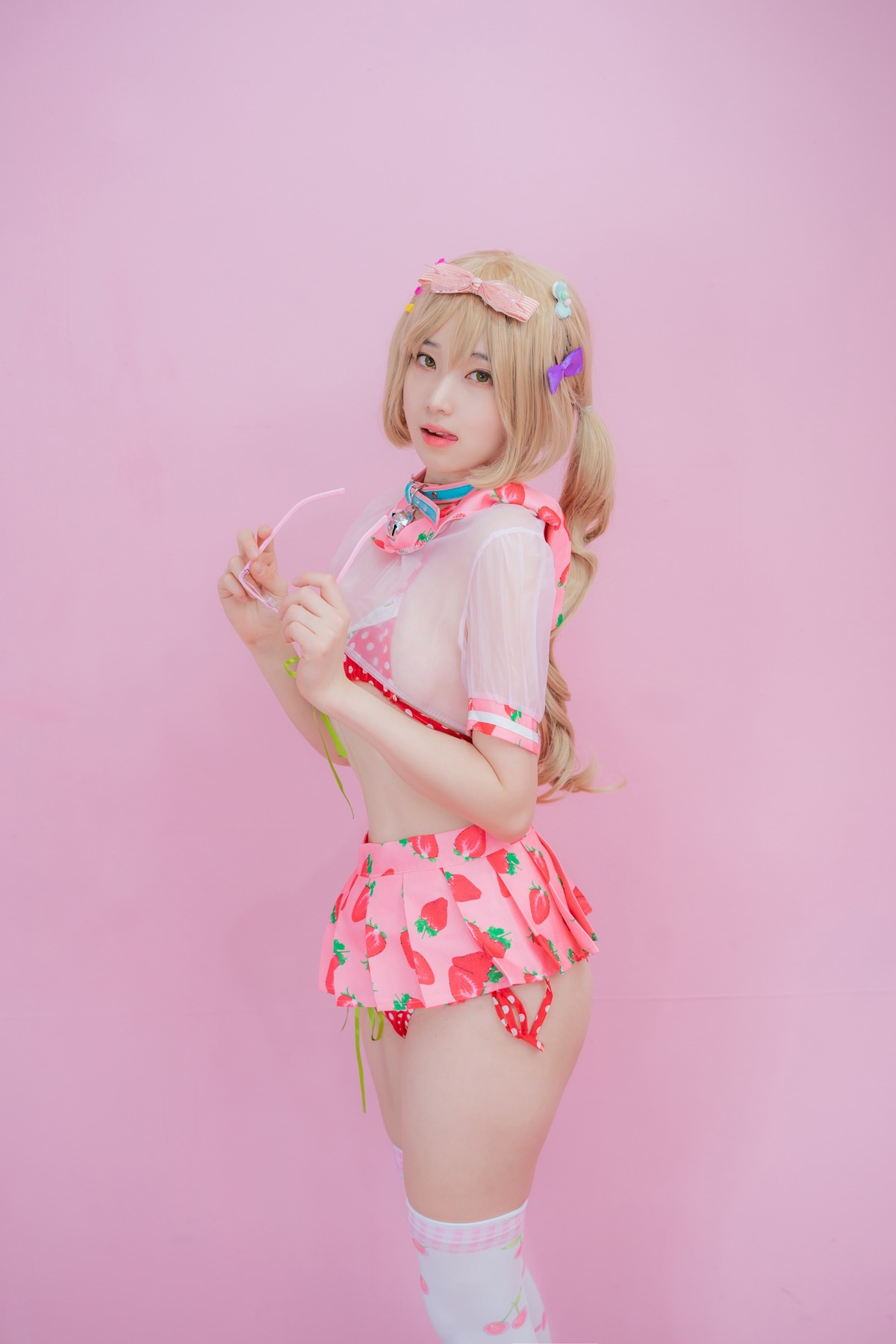 Bambi 밤비, [CreamSoda] Over knee socks Set.01(28)