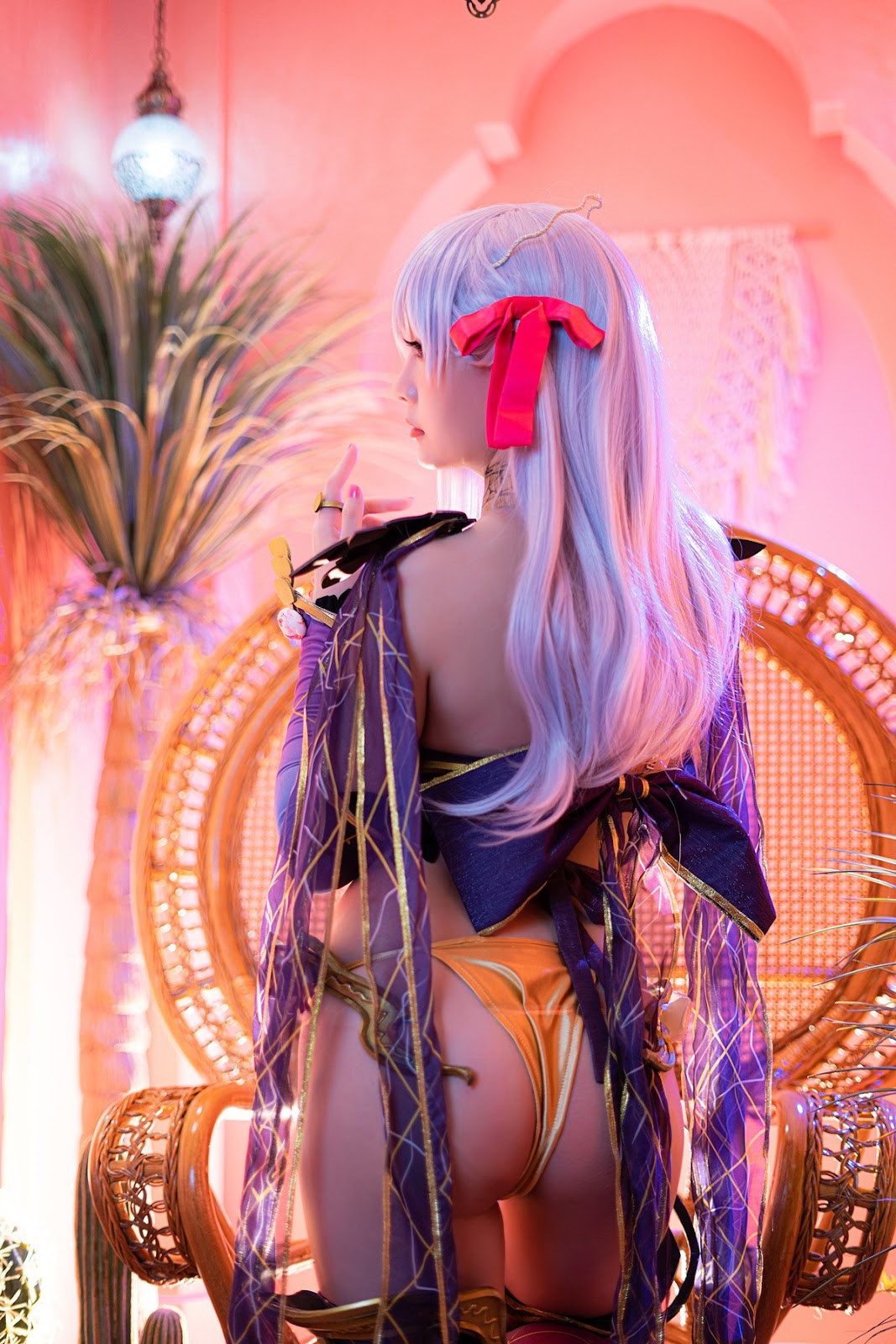 Cosplay 星之迟迟Hoshilily 秘密花园-伽摩(16)