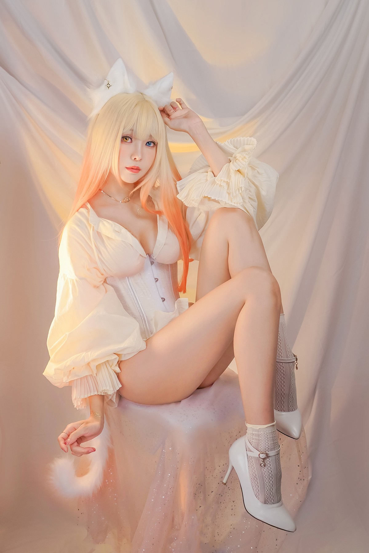 Cosplay ElyEE子 Cat魔女與貓(34)