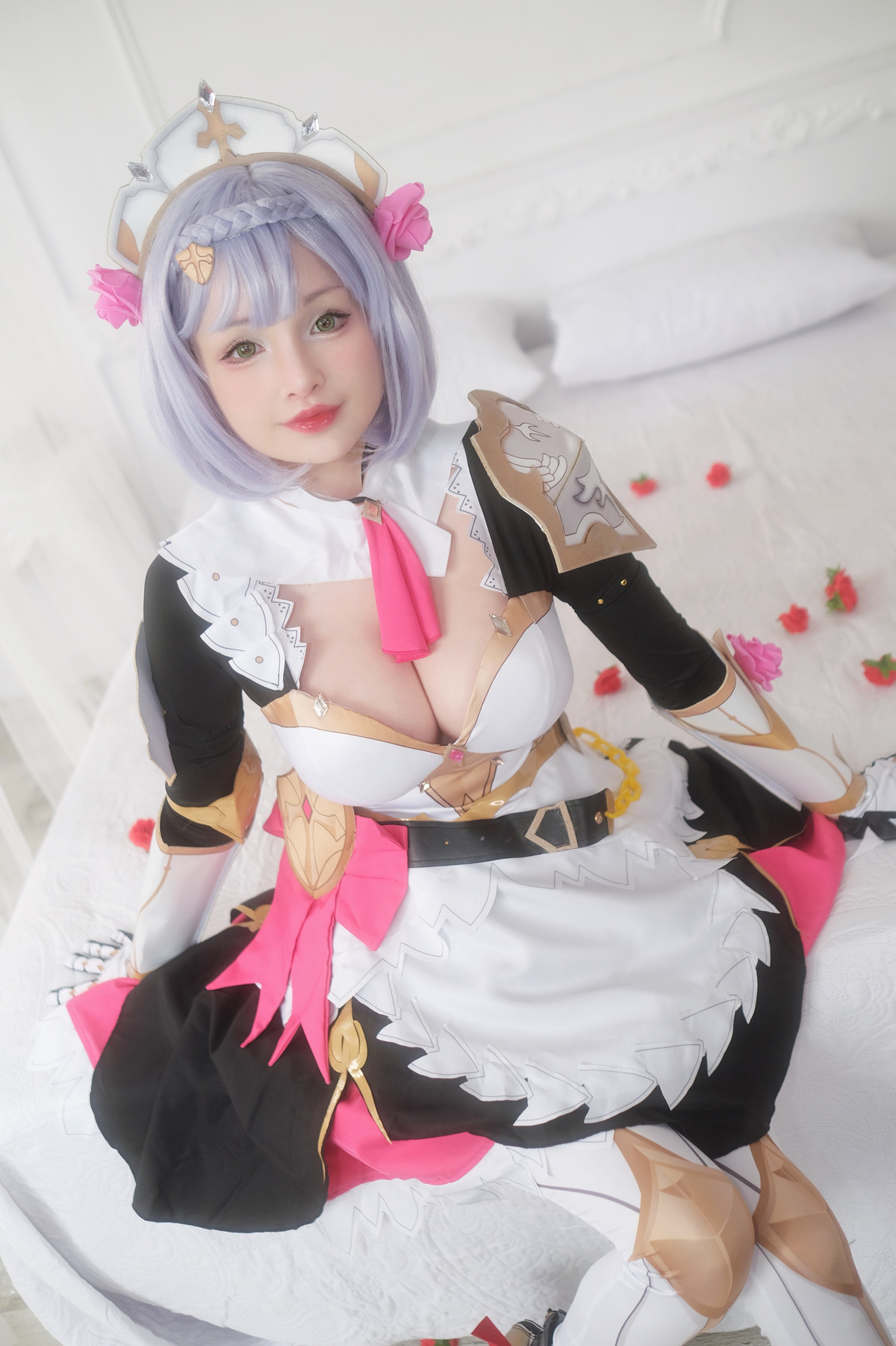 Hidori Rose Cosplay Noelle &#8211; Genshin Impact(7)