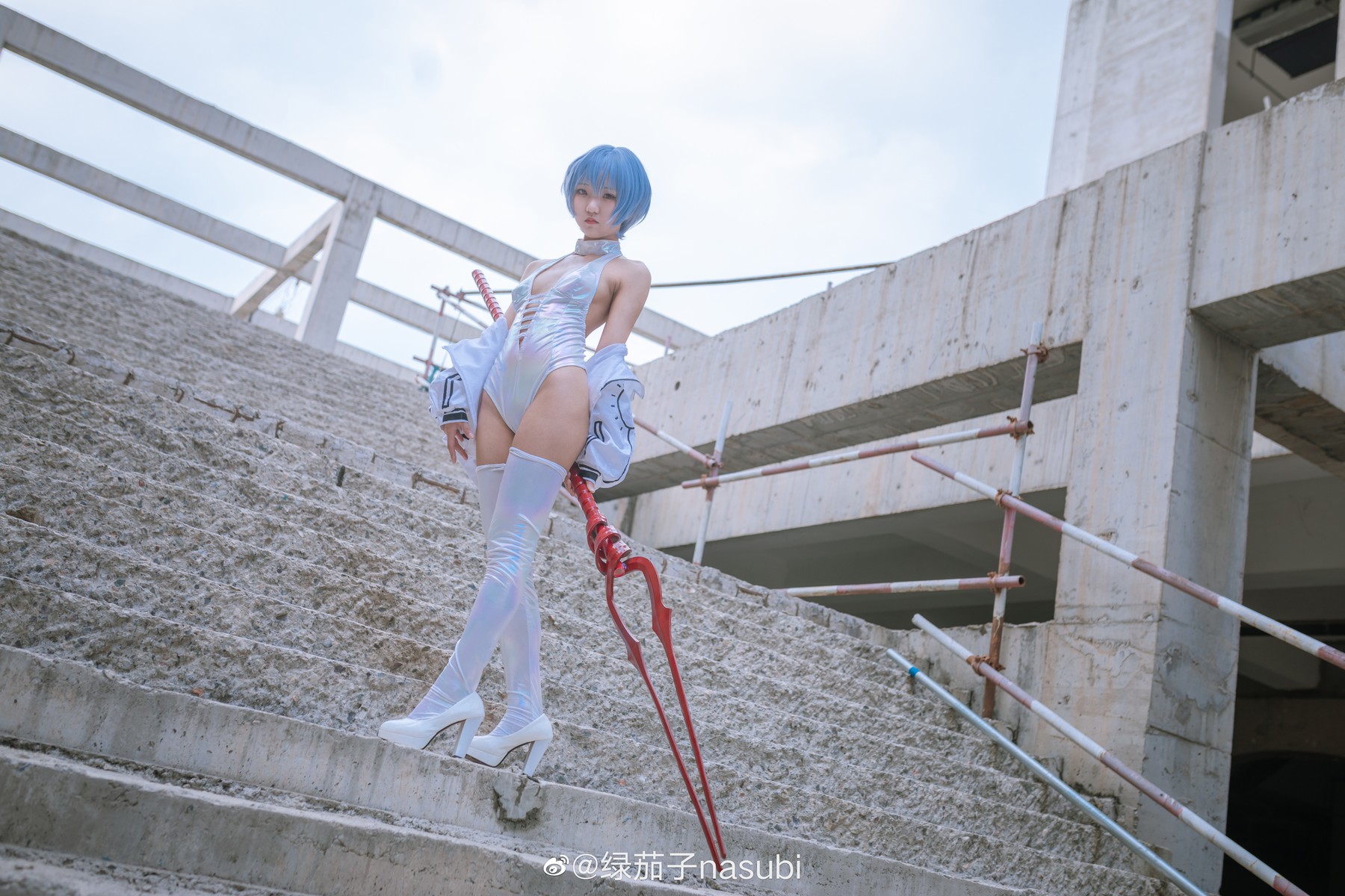 Cosplay 绿茄子nasubi EVA超话ASS绫波丽(10)