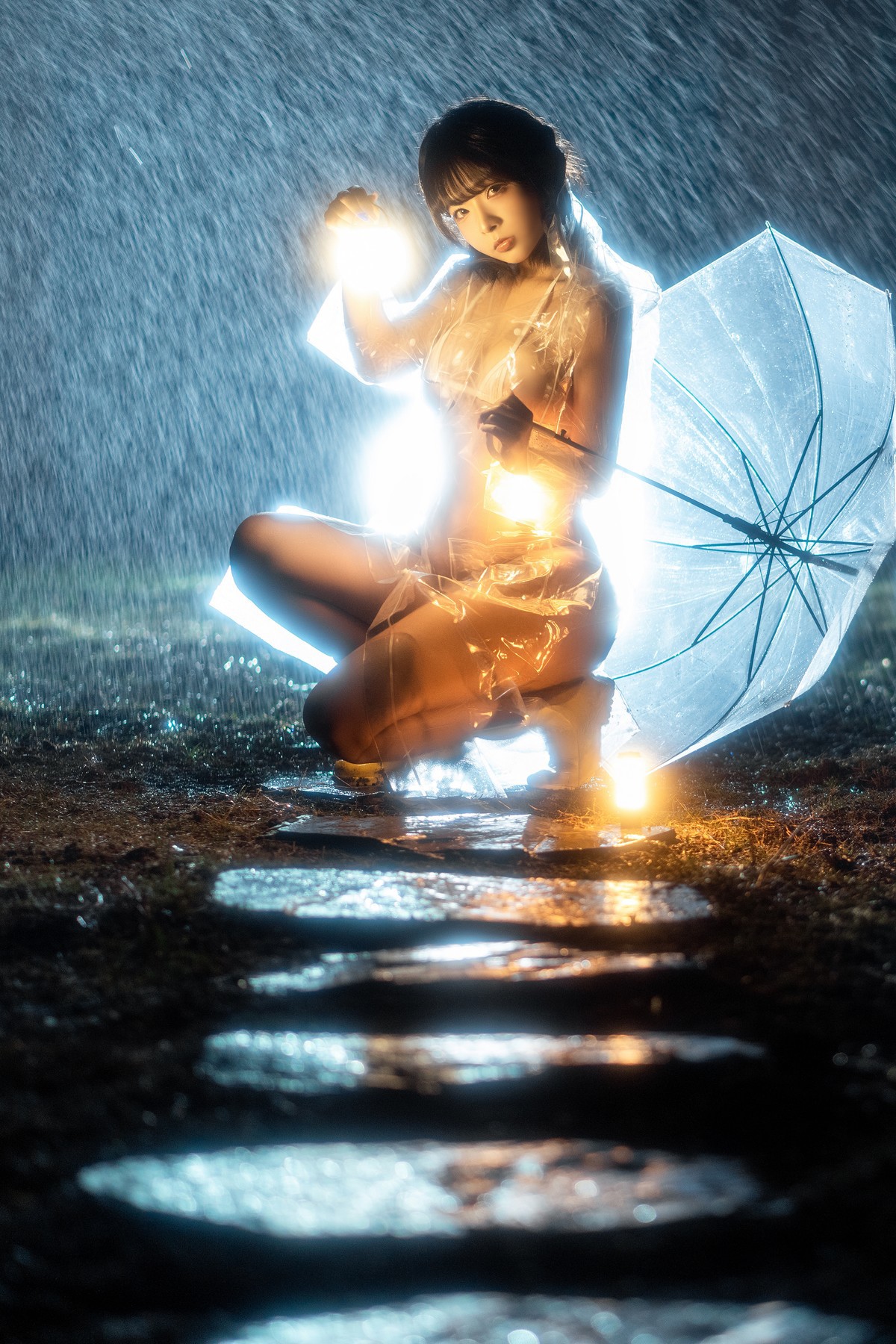 Cosplay Yuuhui玉汇 雨夜独舞 Set.02(4)