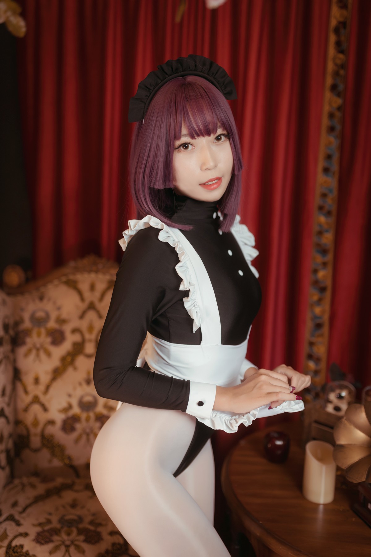 Cosplay Money冷冷 高叉女仆