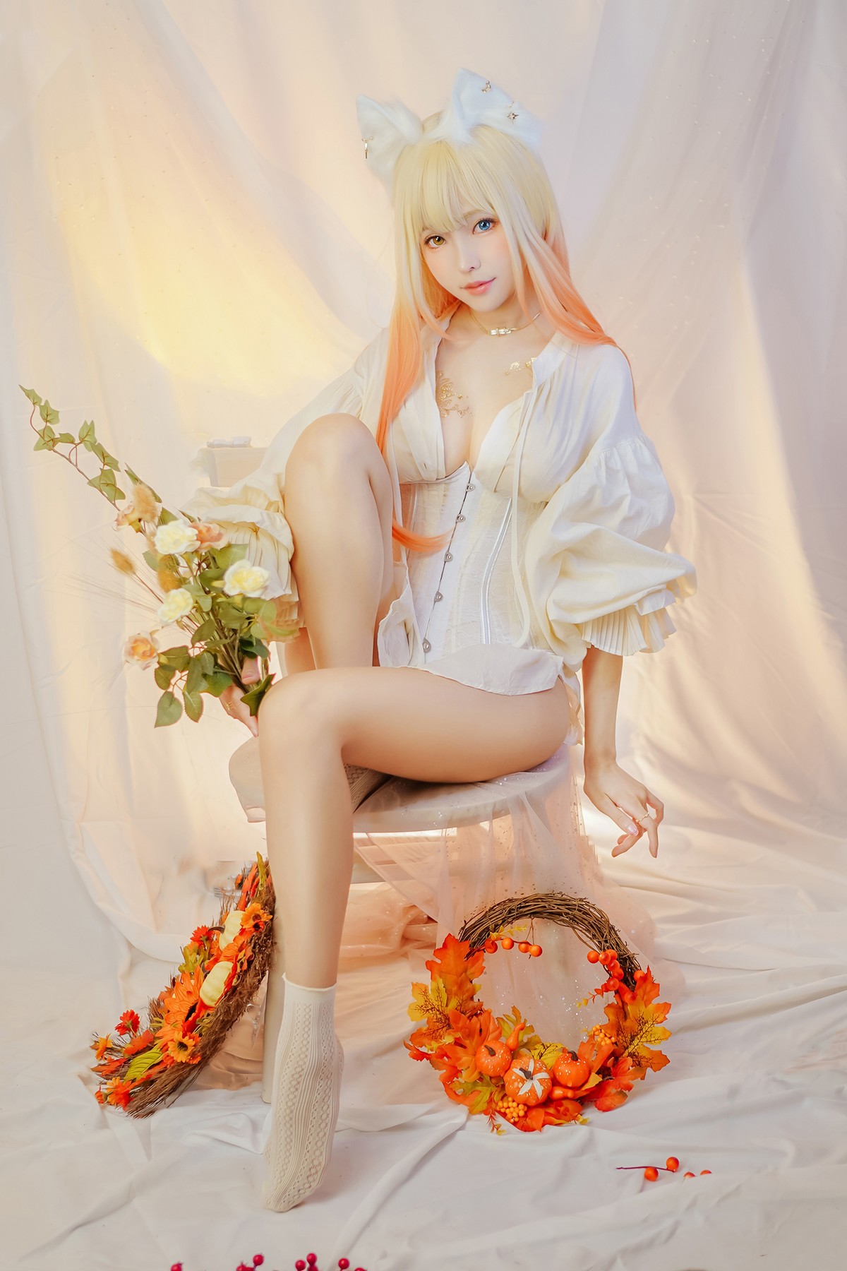 Cosplay ElyEE子 Cat魔女與貓(13)