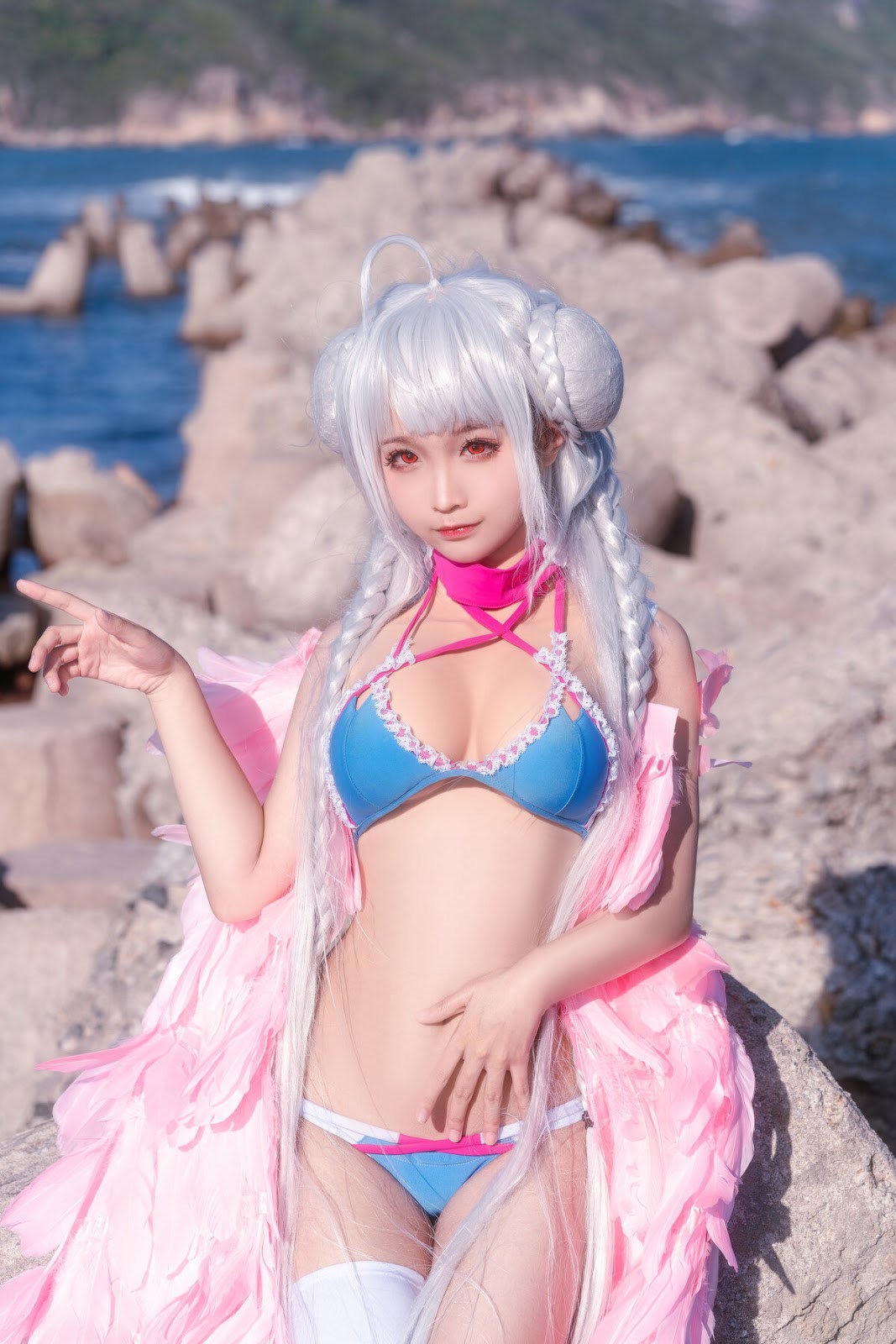 Cosplay [蠢沫沫] 可畏 ( Formidable &#8211; Azur Lane )(2)