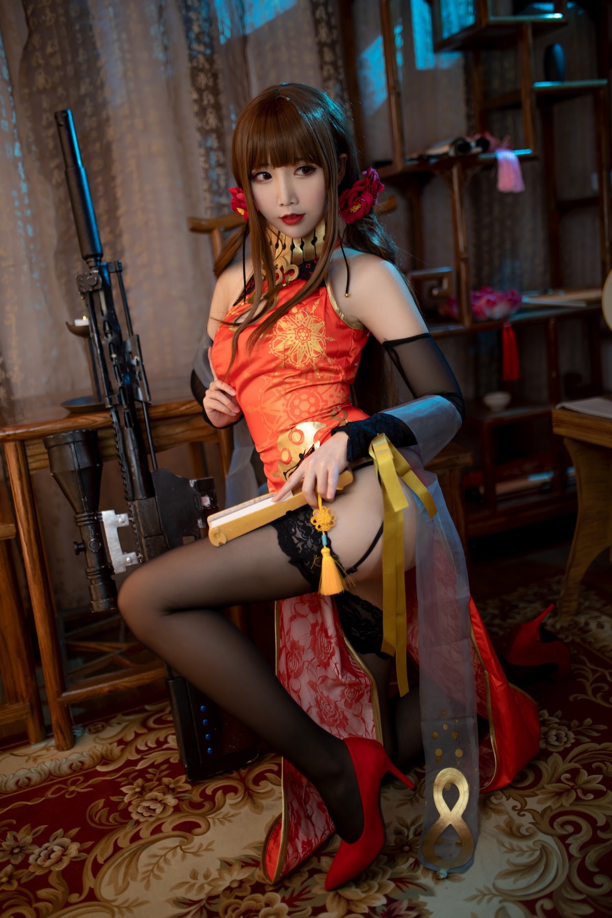 Cosplay 面饼仙儿 DSR50 红牡丹(17)