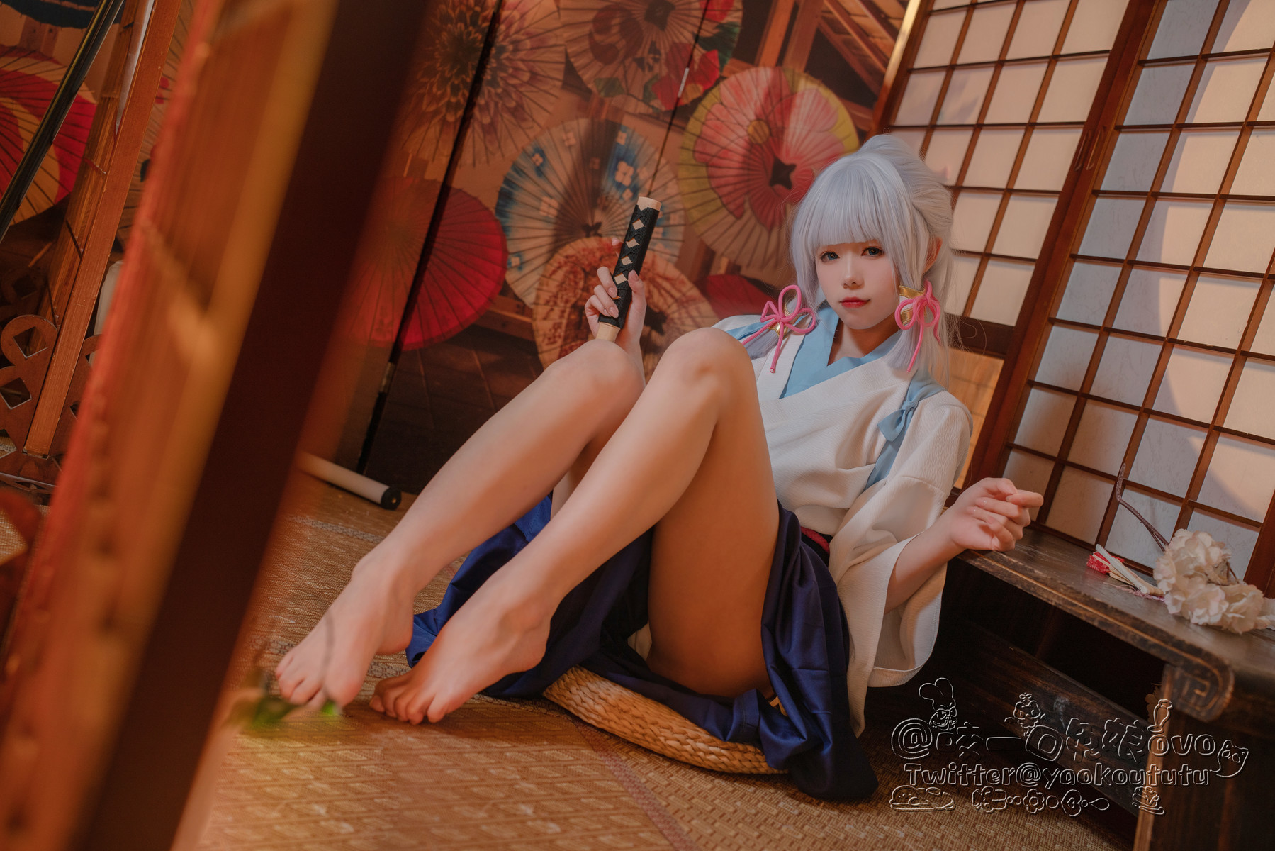 Cosplay 黏黏团子兔 绫华的小憩(14)