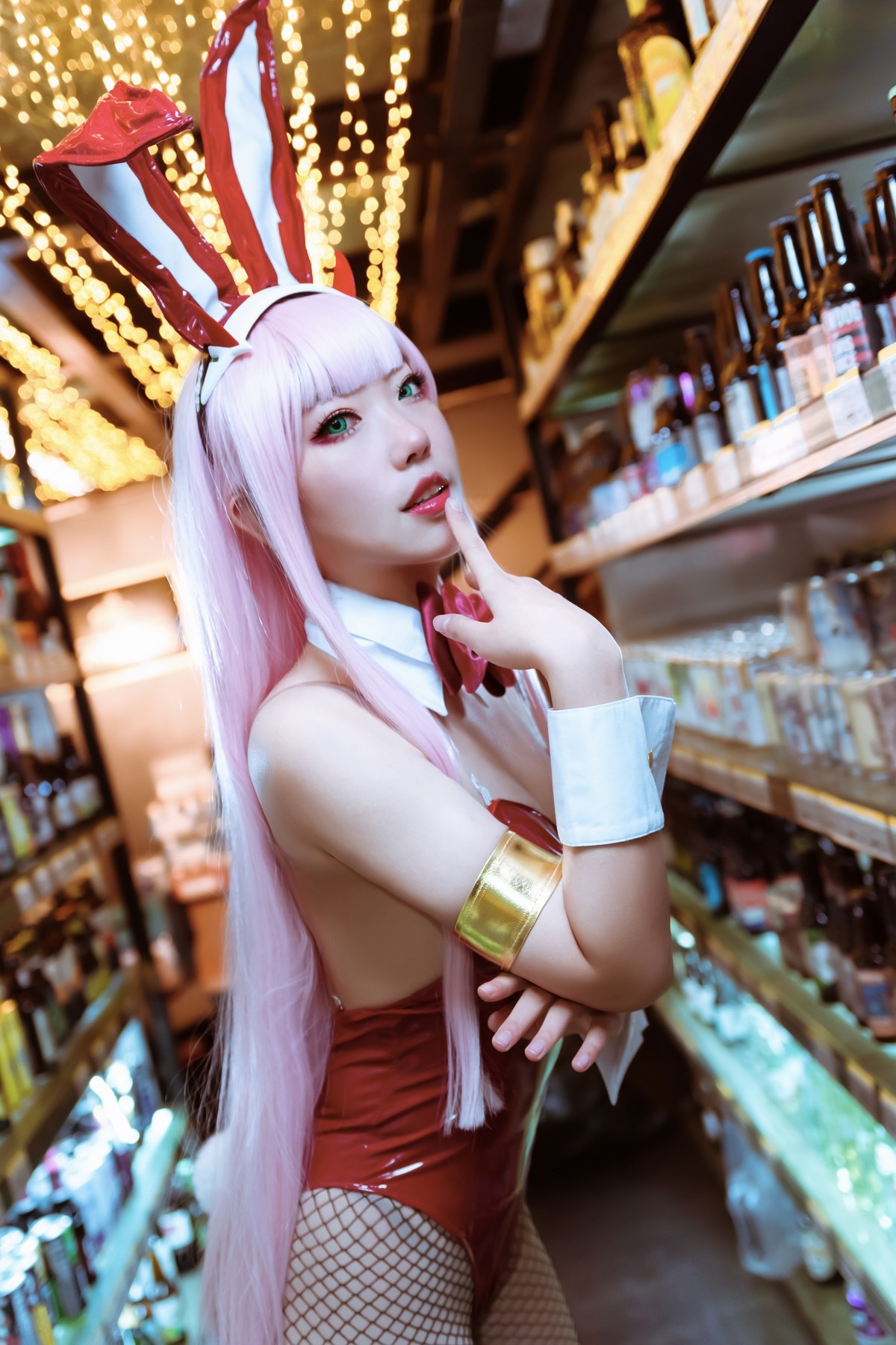 机智的哔啵 Cosplay Zero Two Bunnygirl(7)
