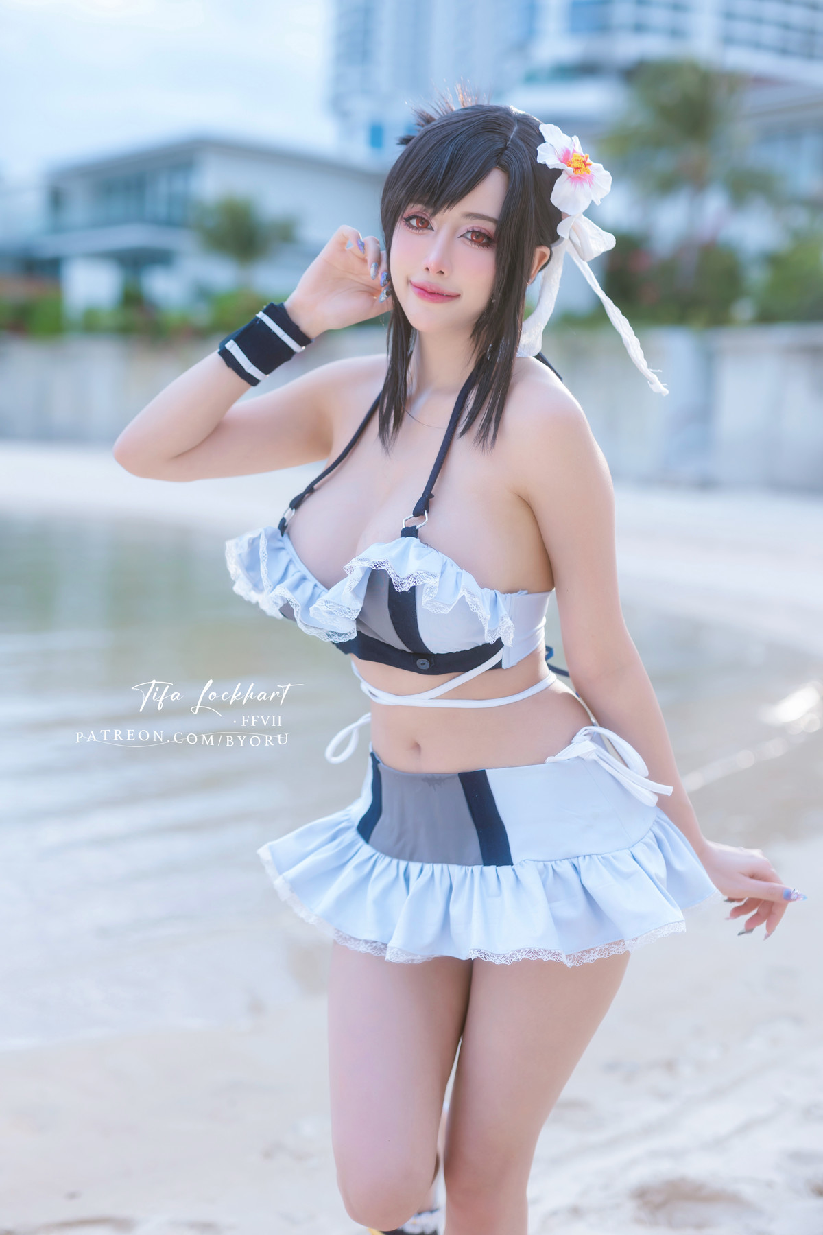 Cosplay 日本性感萝莉Byoru Tifa FF7r Bikini(2)