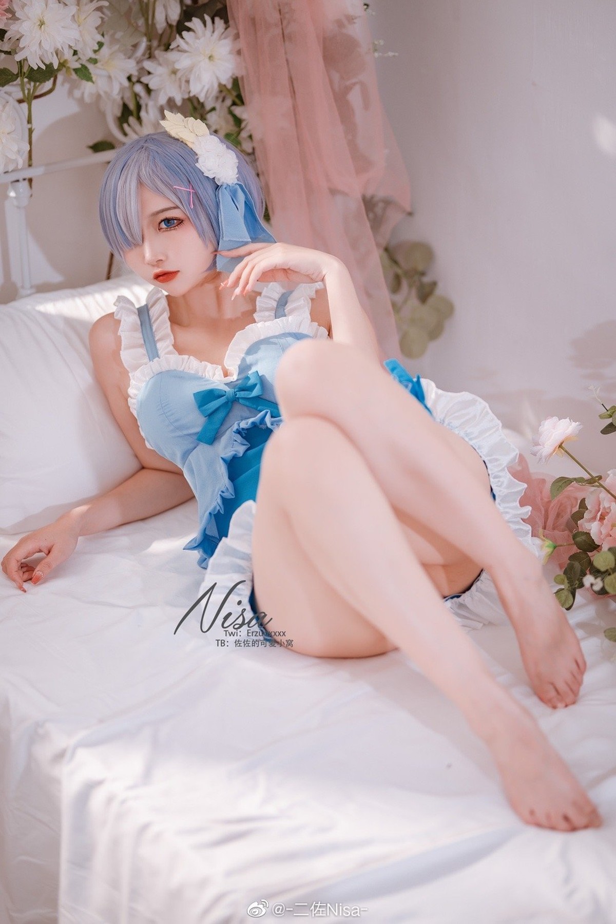 二佐Nisa Cosplay 蕾姆(13)