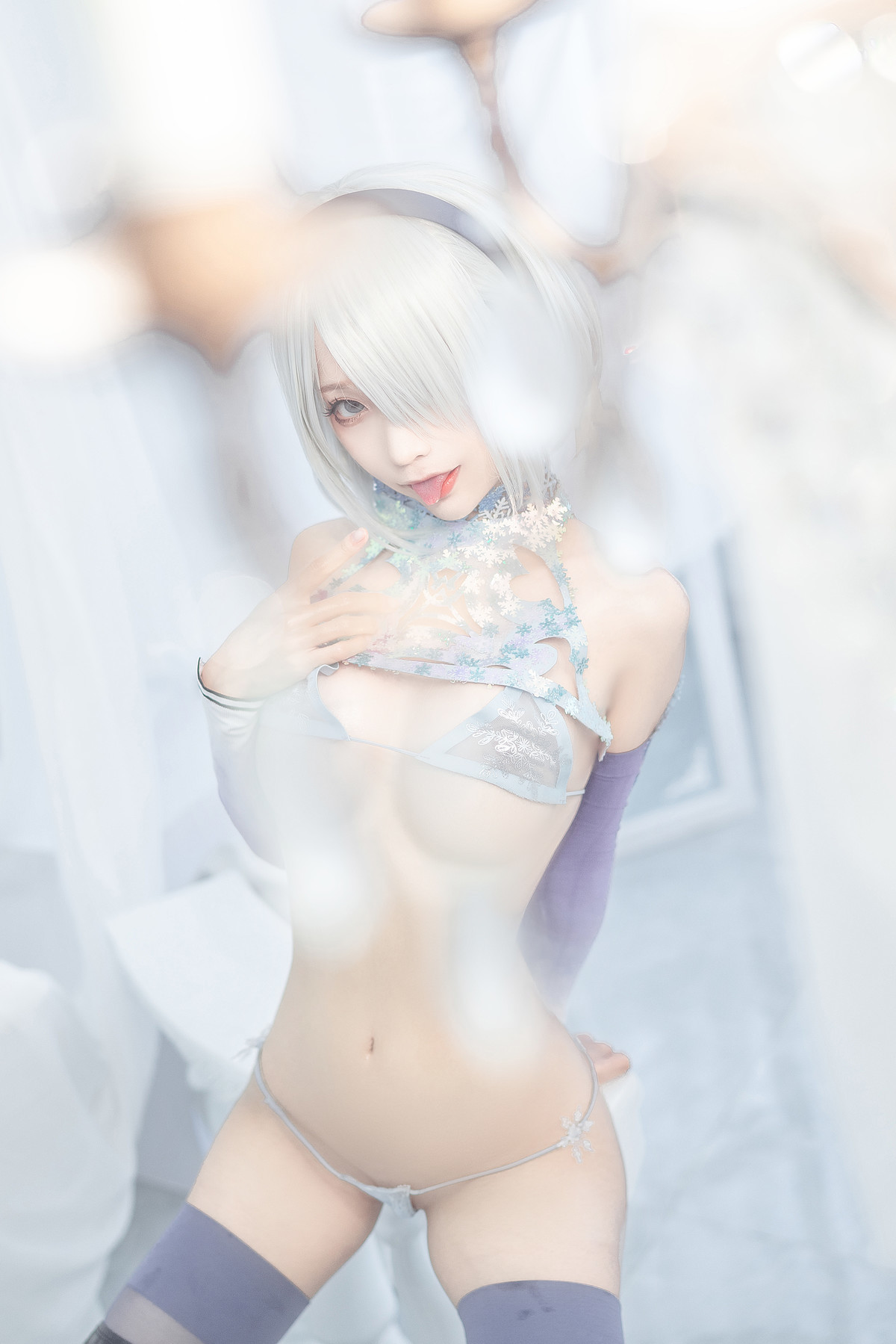 蠢沫沫 Cosplay 2b 冰雪 ice and snow(25)