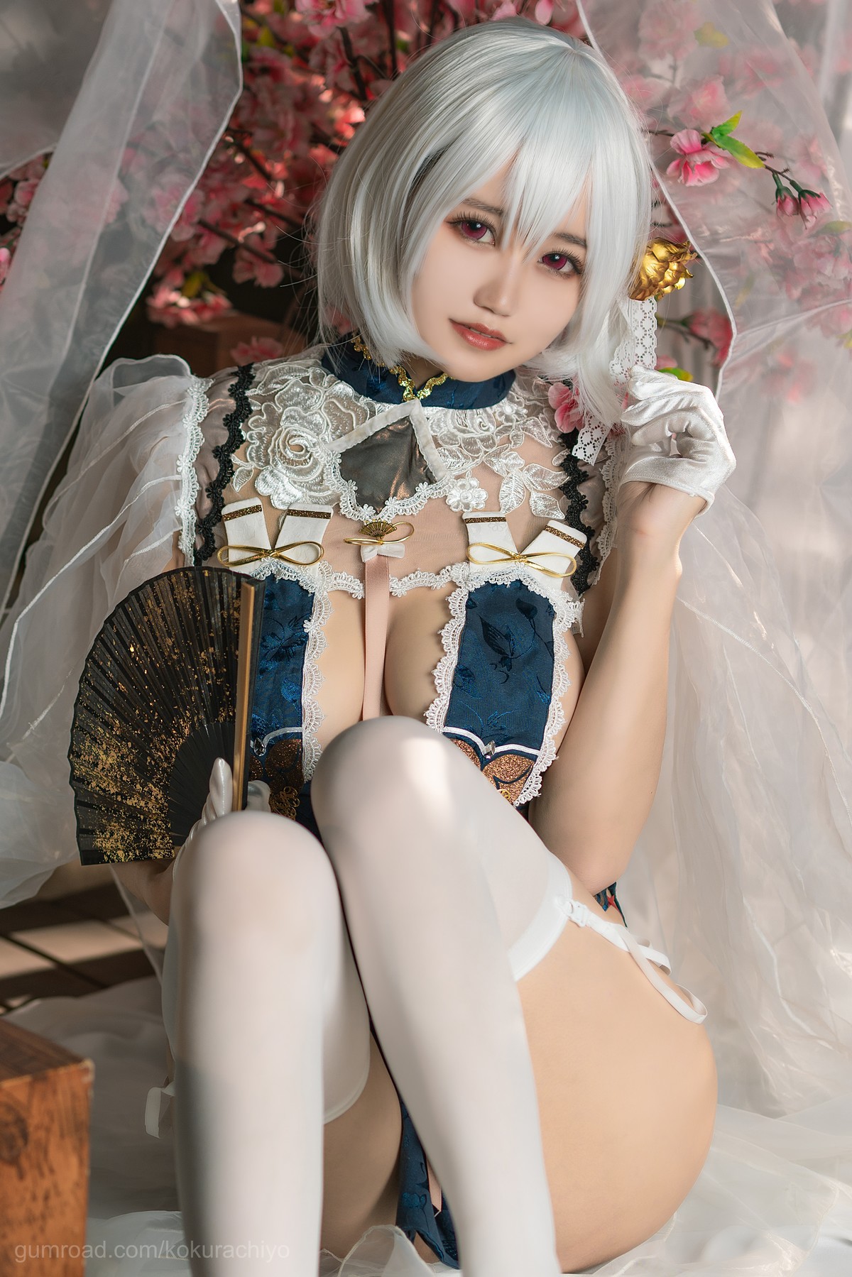 Cosplay 小仓千代 天狼星旗袍(4)