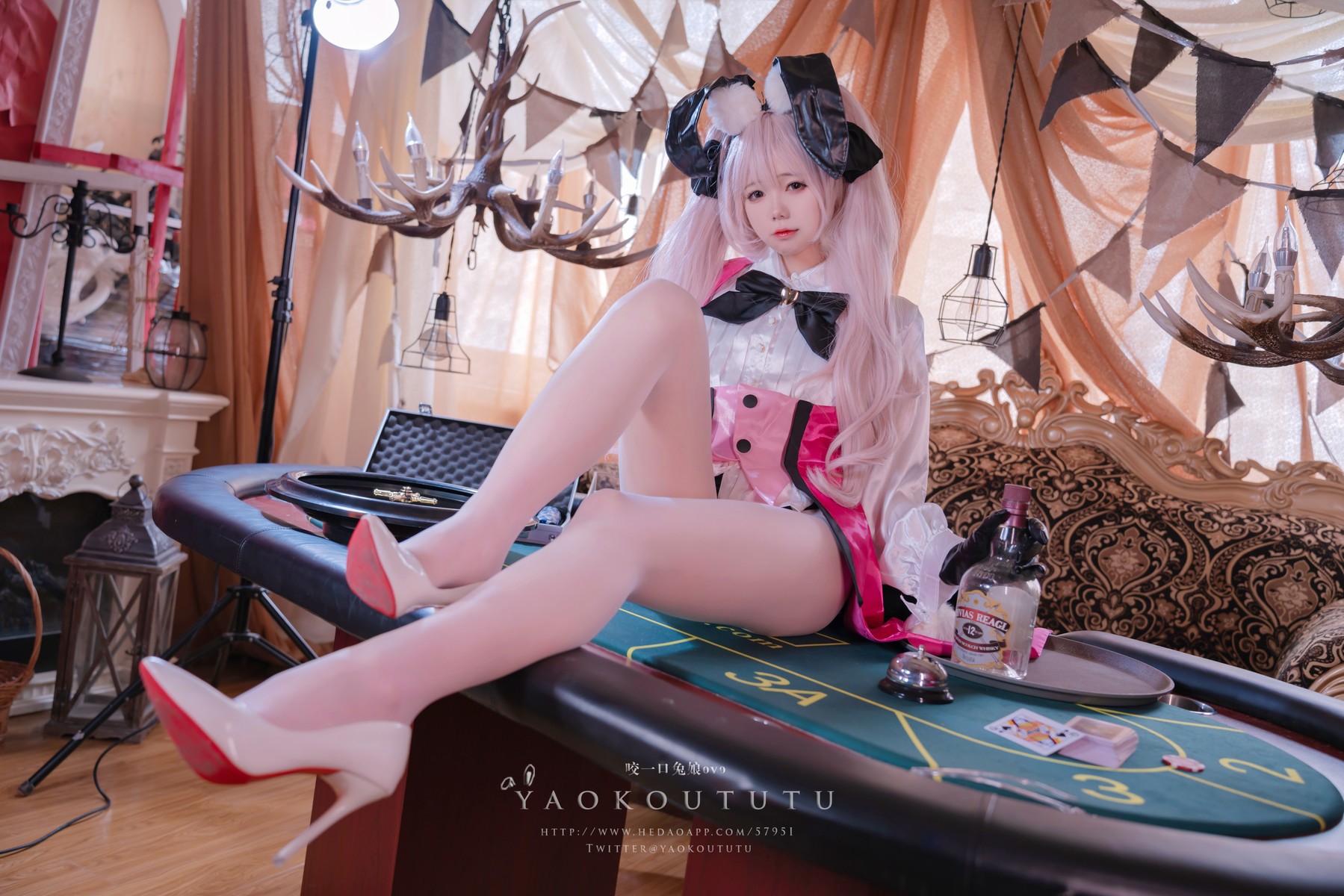 Cosplay 黏黏团子兔 六月订阅『高扬斯卡娅兔女郎』小剧场(7)