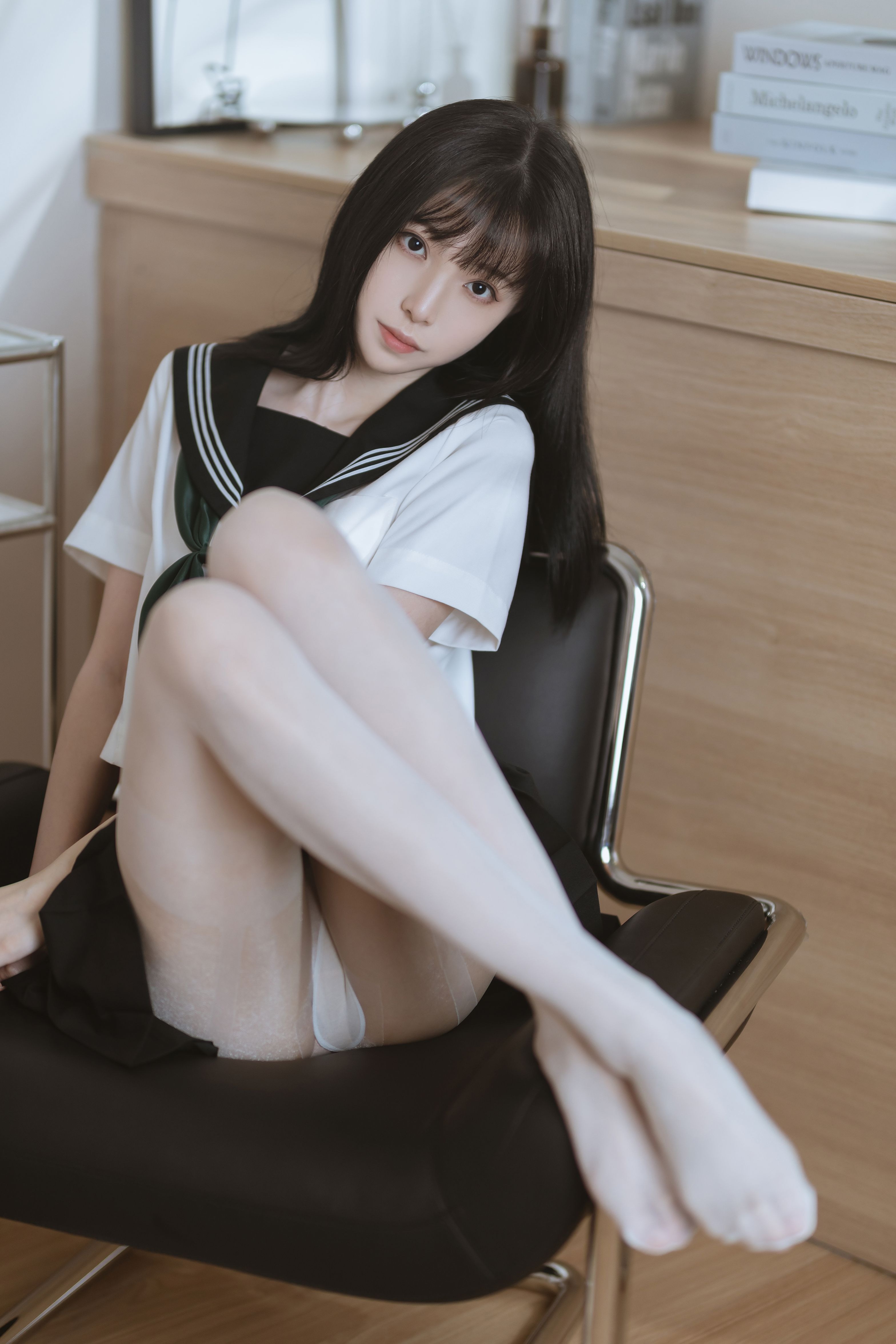 许岚LAN 白丝水手服 [40P-608MB](4)