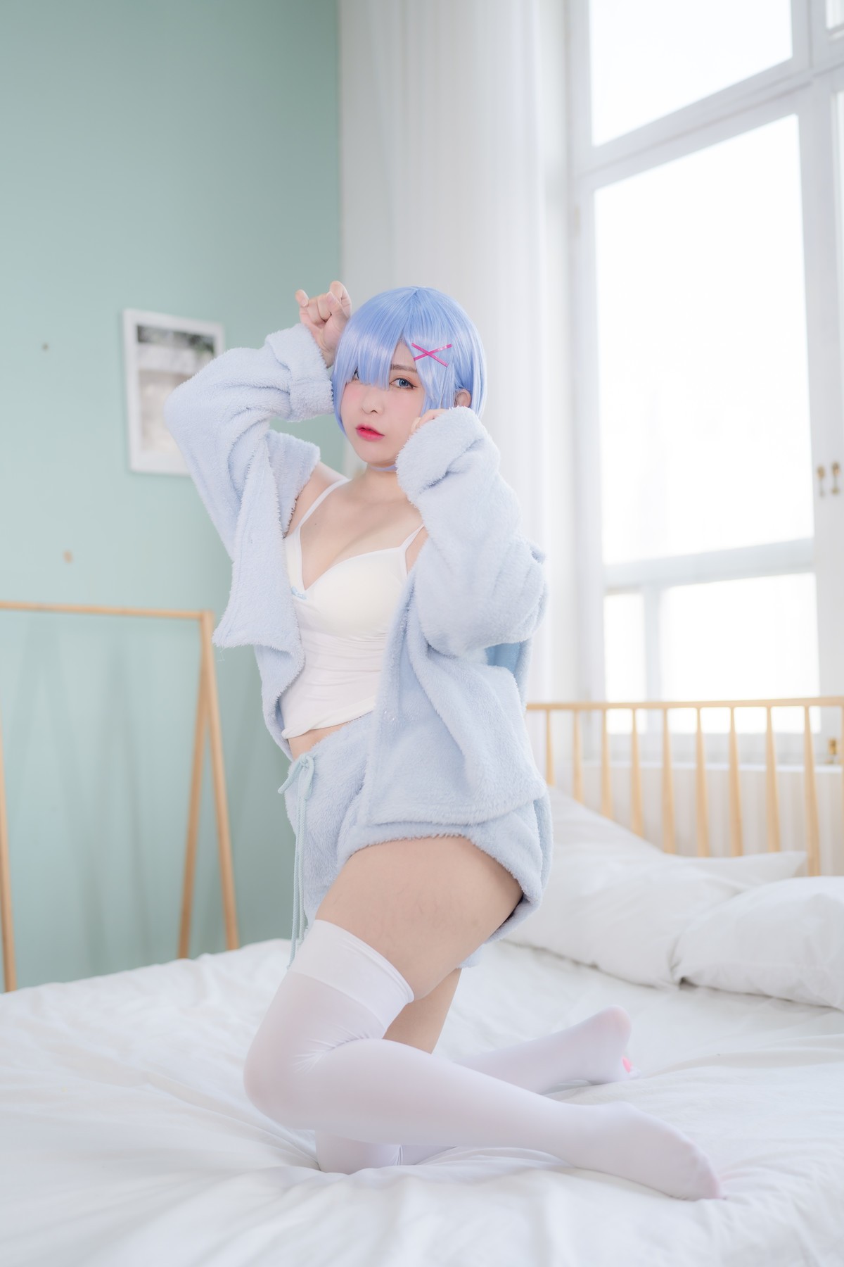 Cosplay Yuna 유나 Remレム ReZero(11)