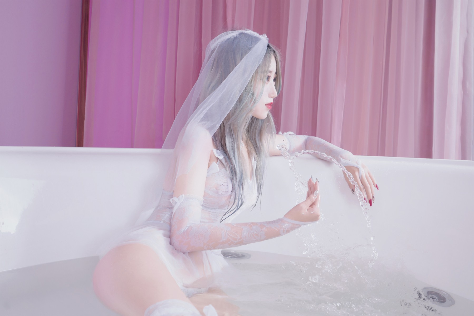 Cosplay eloise软软 入水蕾丝(4)