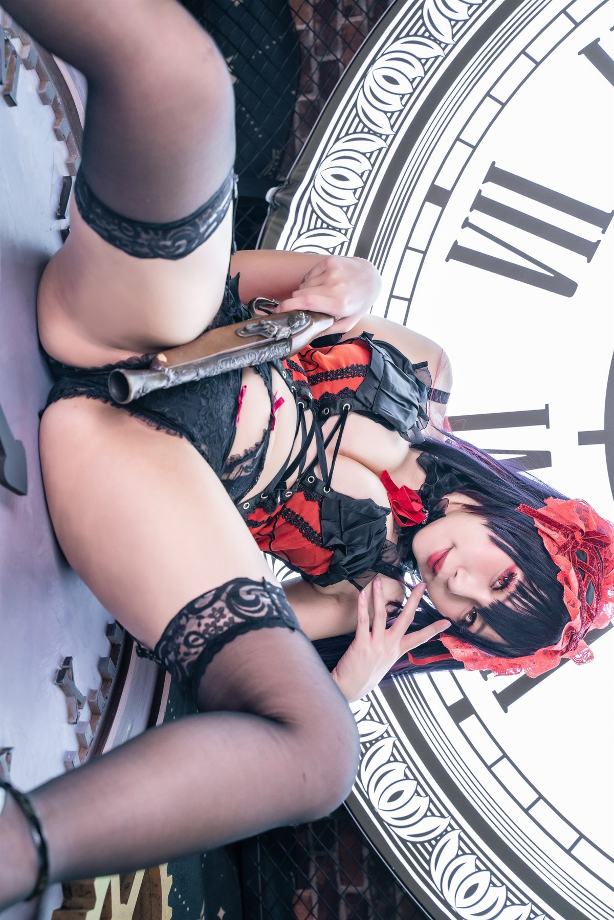 Cosplay 小琪Aki 时崎狂三 Kurumi Tokisaki(12)