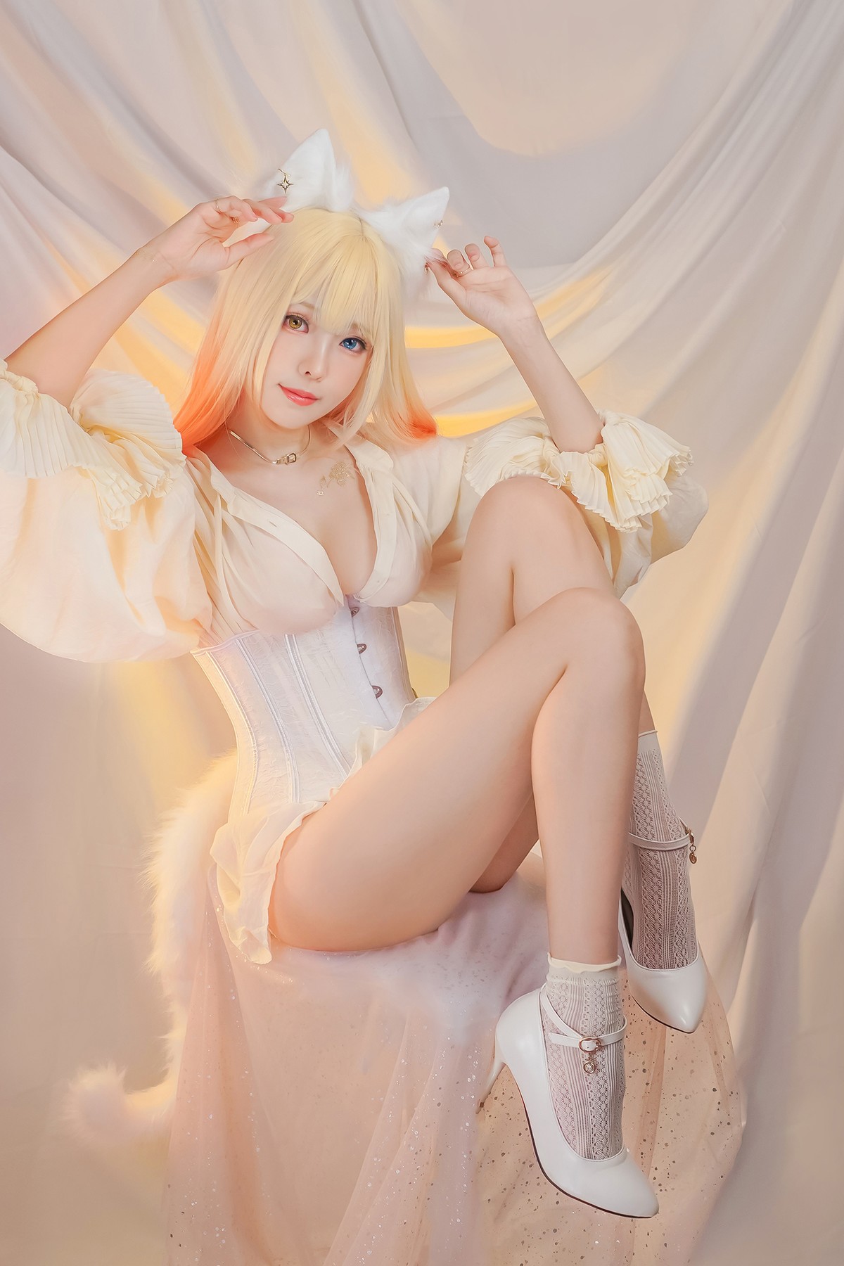 Cosplay ElyEE子 Cat魔女與貓(35)