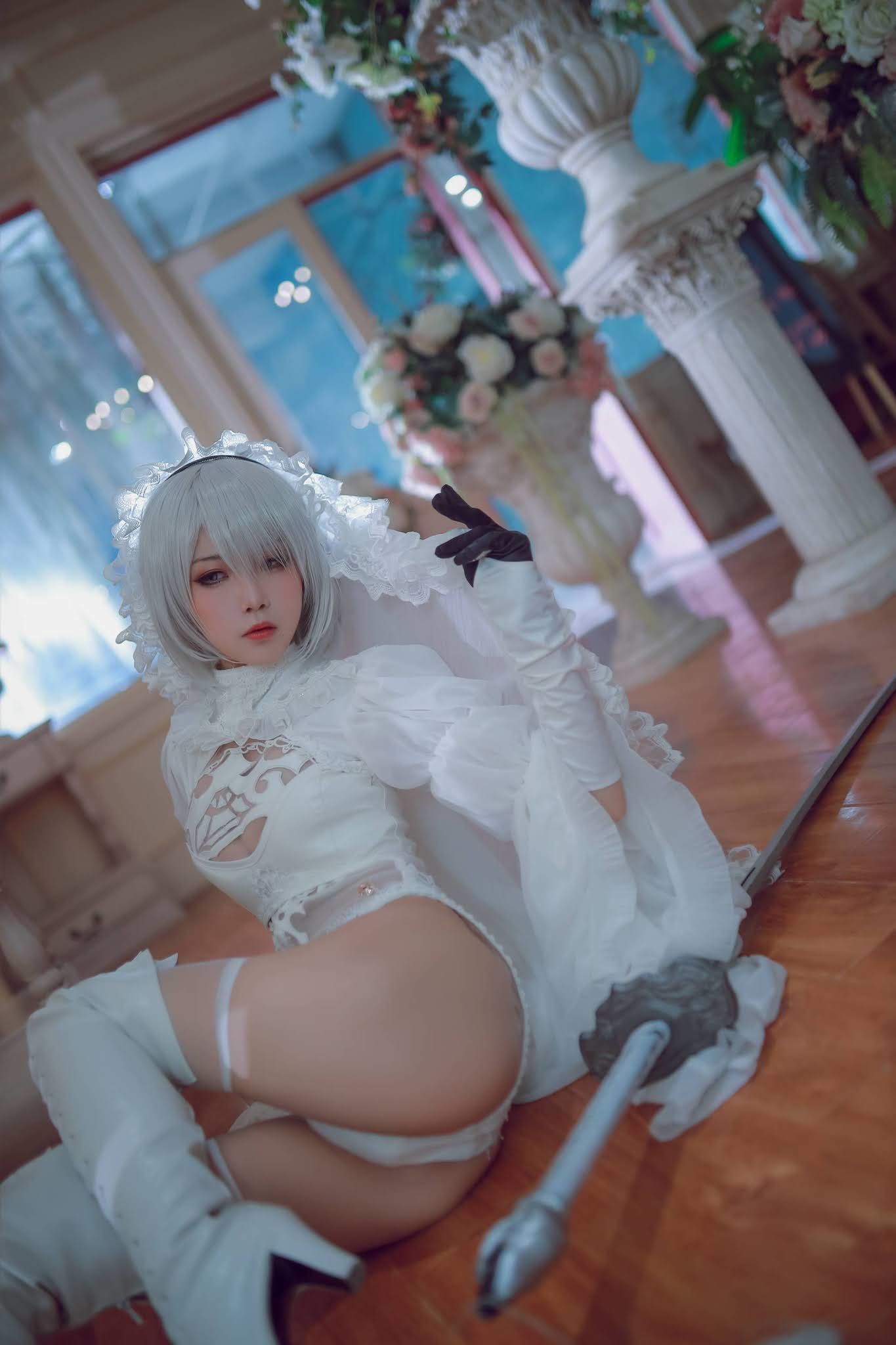 [水淼Aqua] 2B White Version NieR_Automata ニーア オートマタ(5)