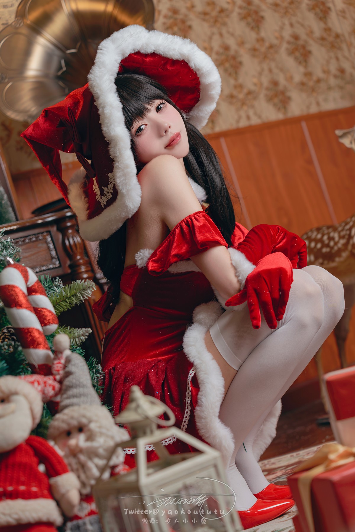 Cosplay 黏黏团子兔 魔女圣诞夜 Christmas Eve Set.01(30)