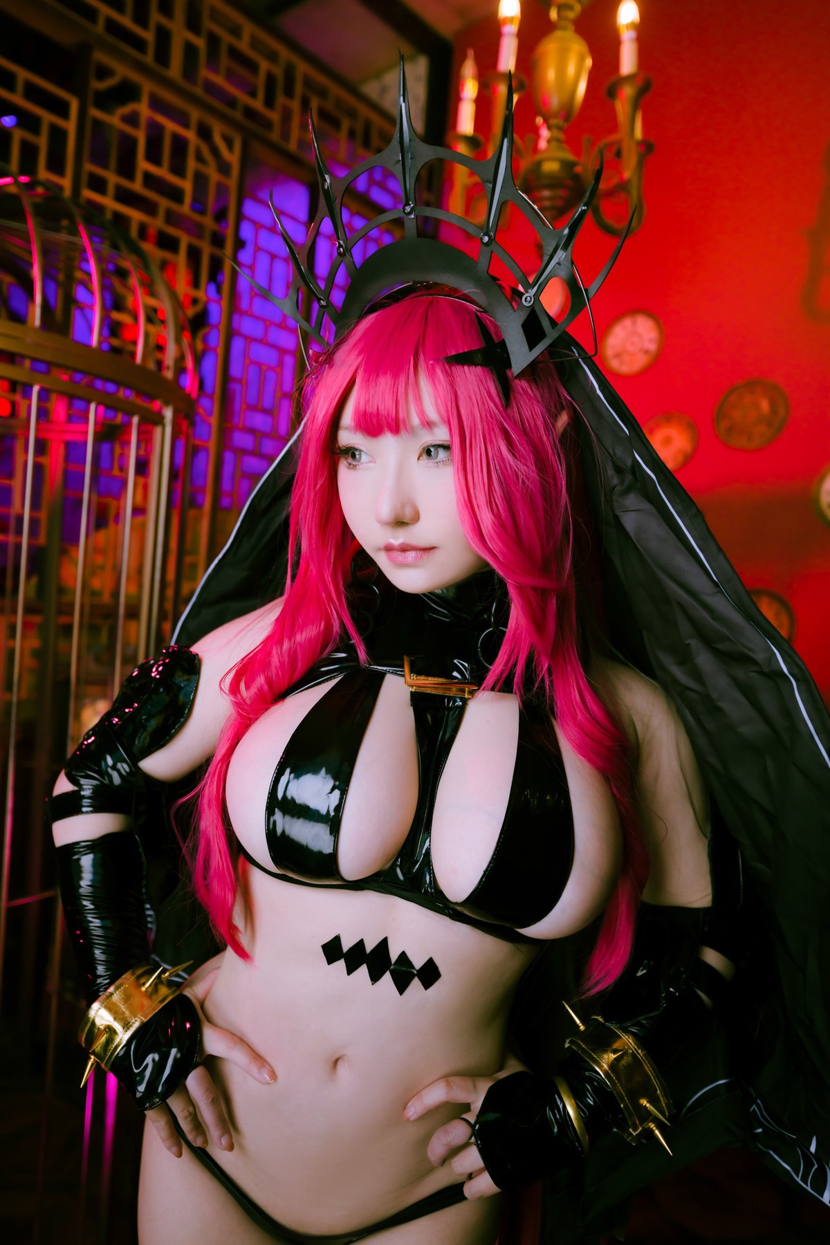 Cosplay SAKUサク Morgan le Fay Set.04