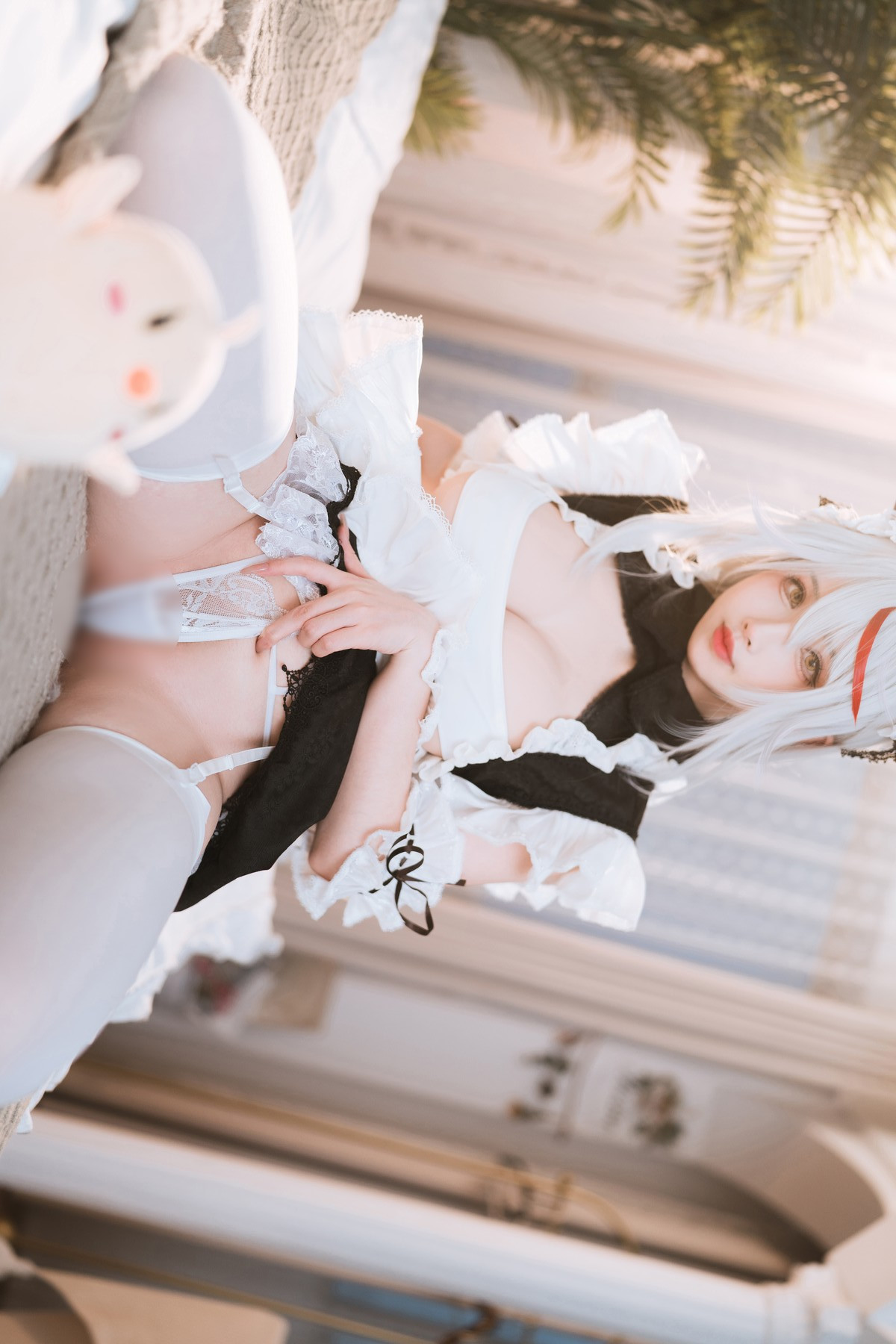 Cosplay rioko凉凉子 妄想航线 港区的龙女仆(29)