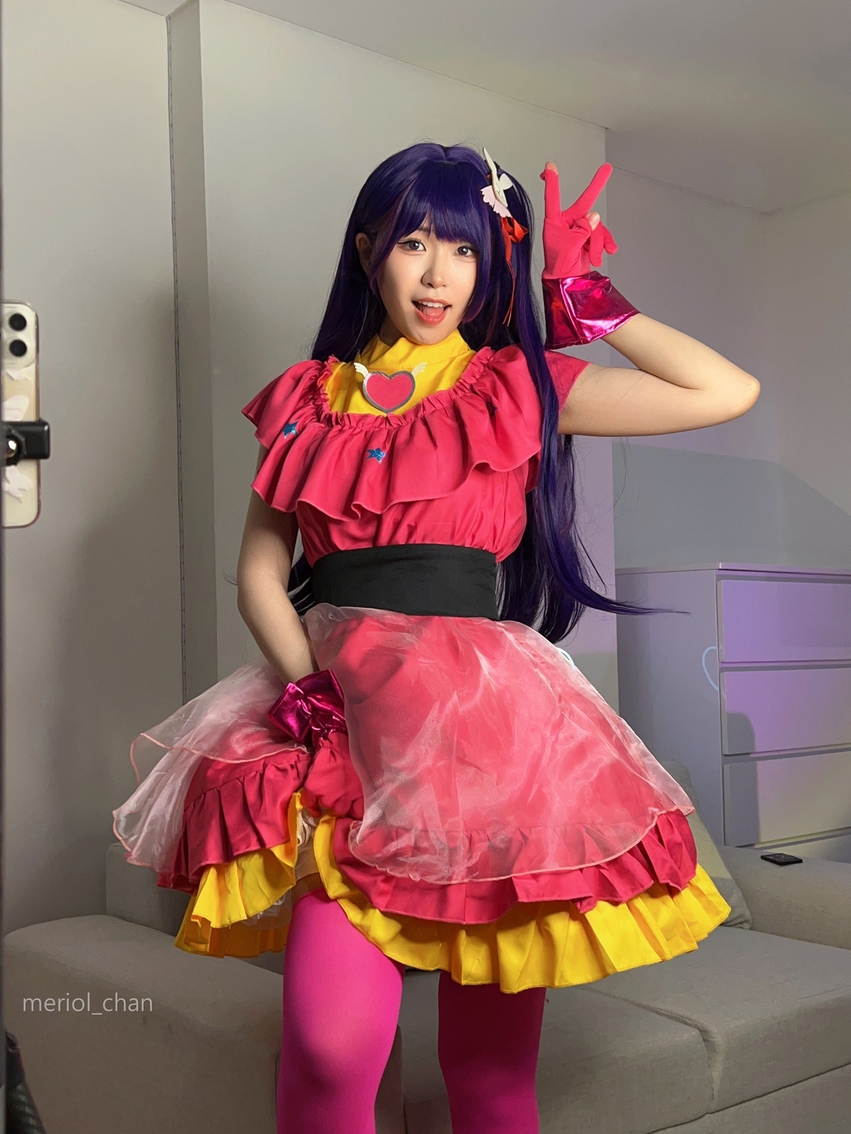 Cosplay MeriolChan 星野アイ Ai Hoshino(17)