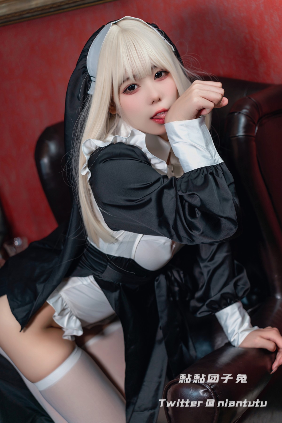 Cosplay 黏黏团子兔 Nun 修女(26)