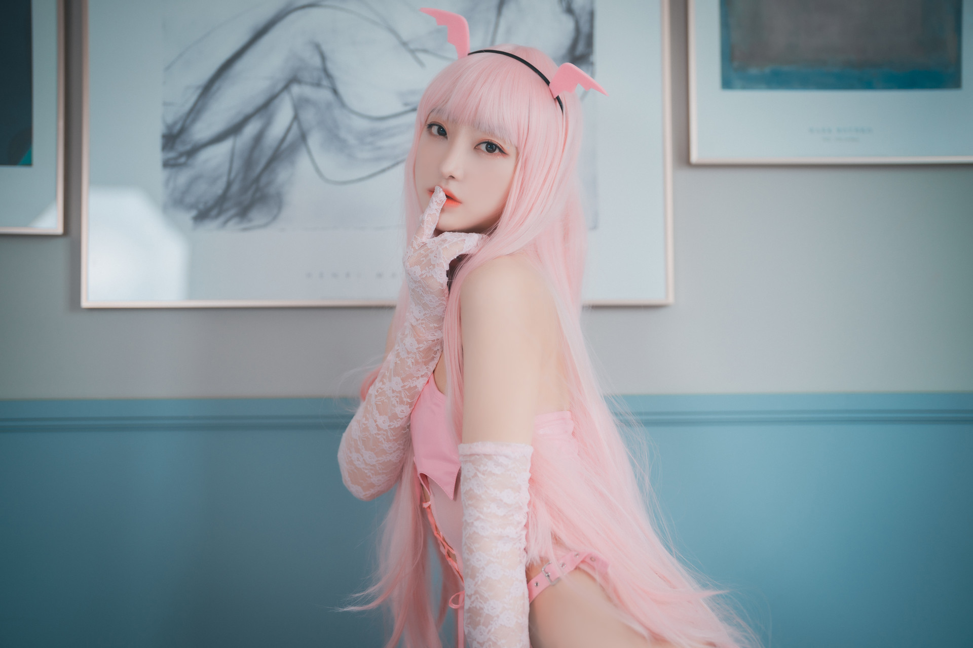 HaNari 하나리, [DJAWA] Pink Succubus Set.01(13)