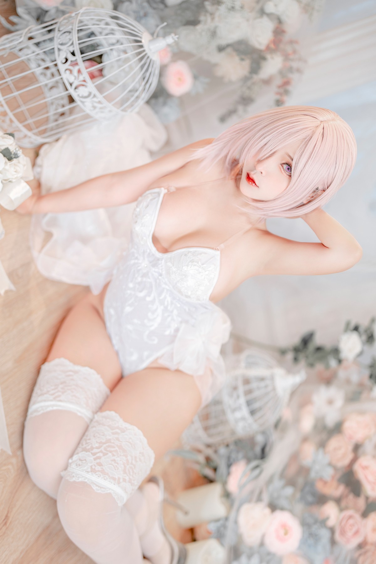 Cosplay SayoMomo小桃 Mashu Kyrielight(2)