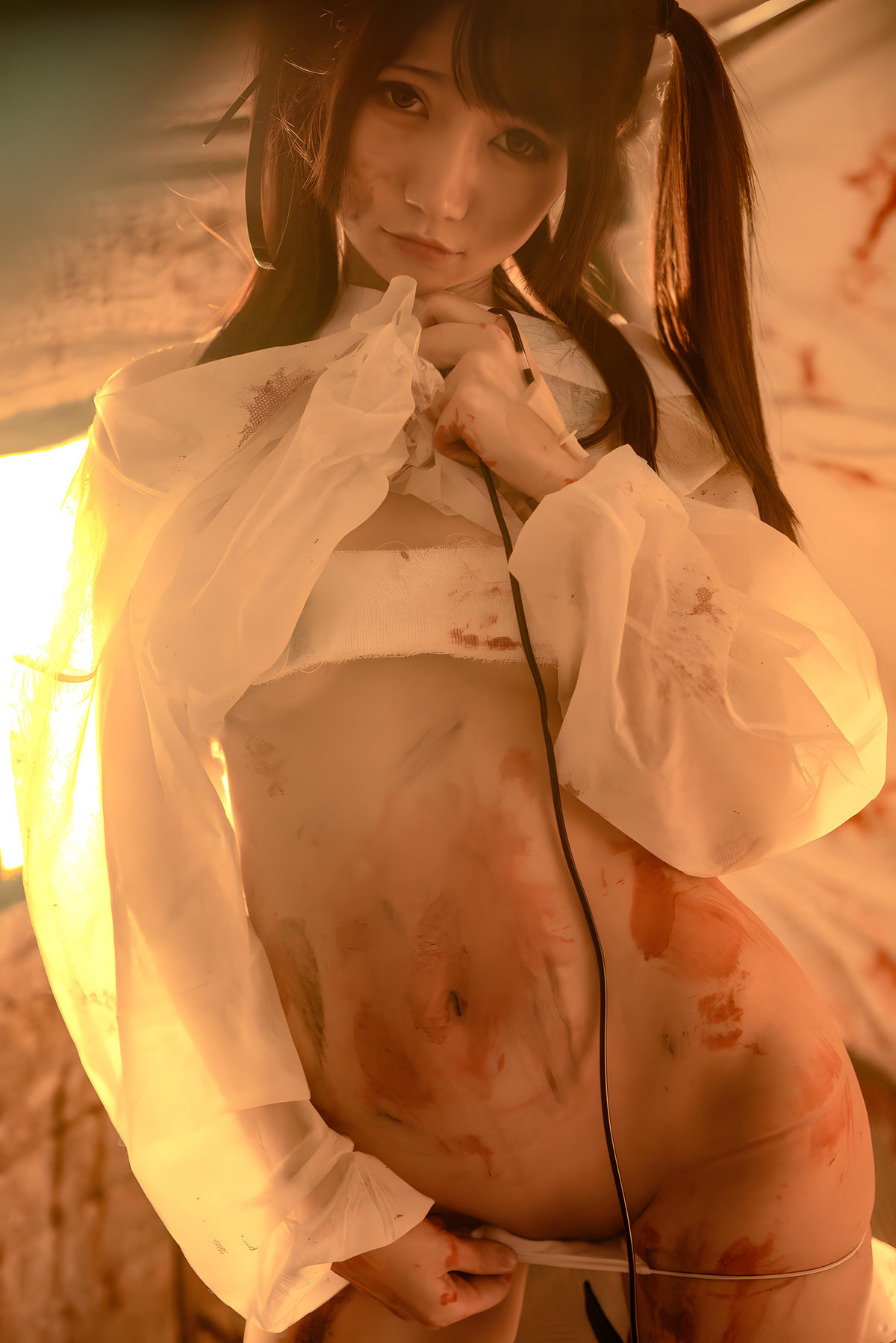 Cosplay Nagisa魔物喵 废弃医院 Set.01(5)